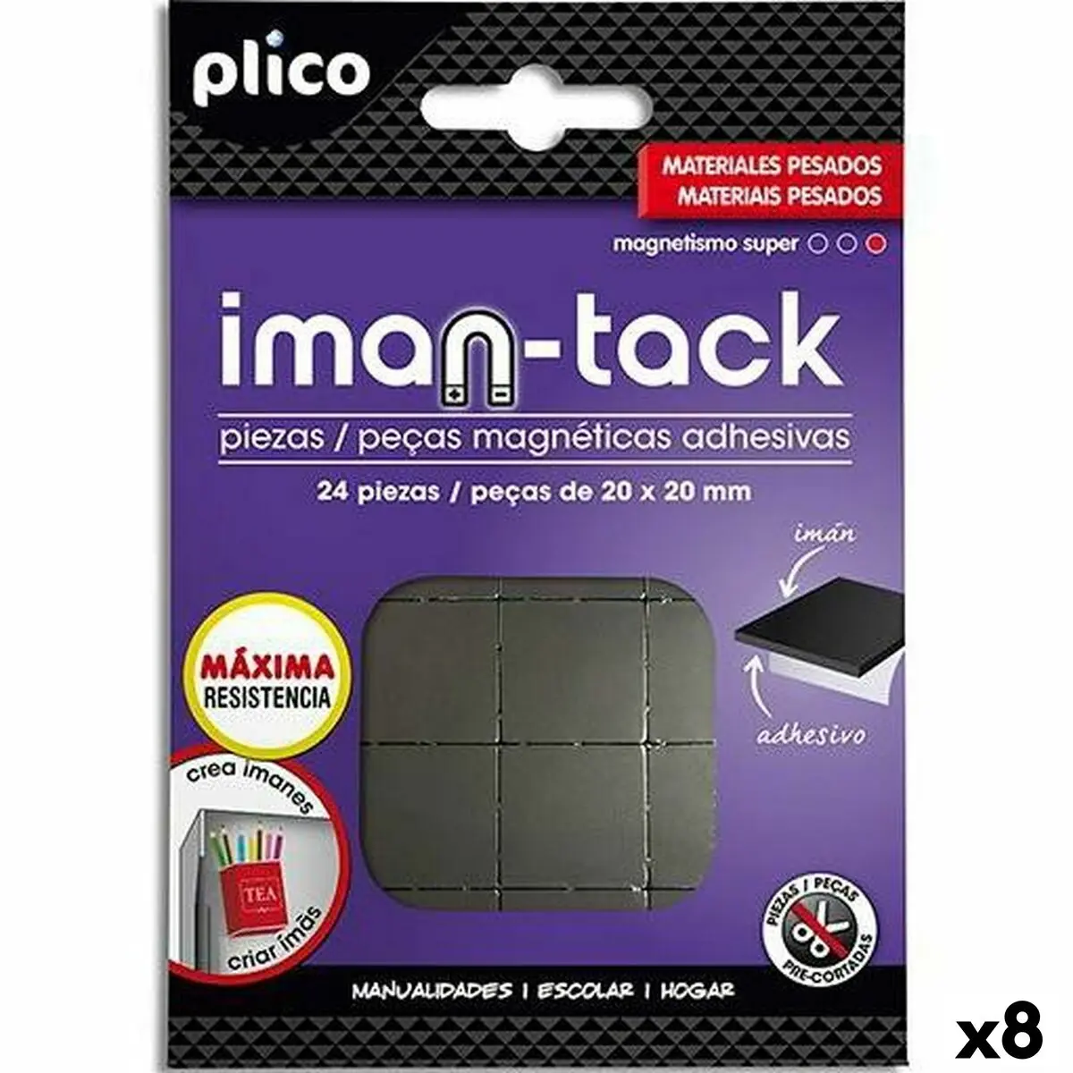 Calamite PLICO Iman-Tack (8 Unità)