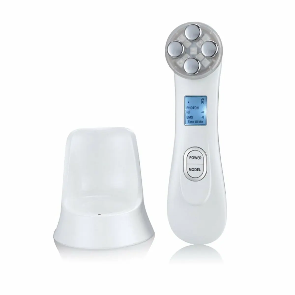 Massaggiatore Viso con Radiofrequenza, Fototerapia ed Elettrostimolazione Drakefor 9905 50 ml