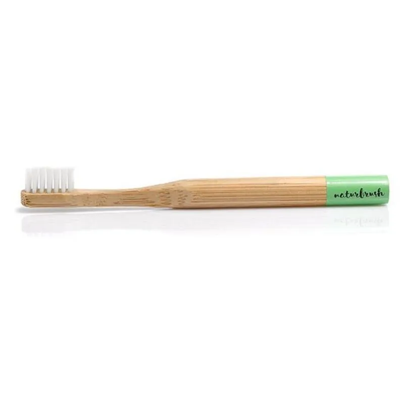 Spazzolino da Denti Per Bambini Naturbrush Biodegradabile Bambù Verde