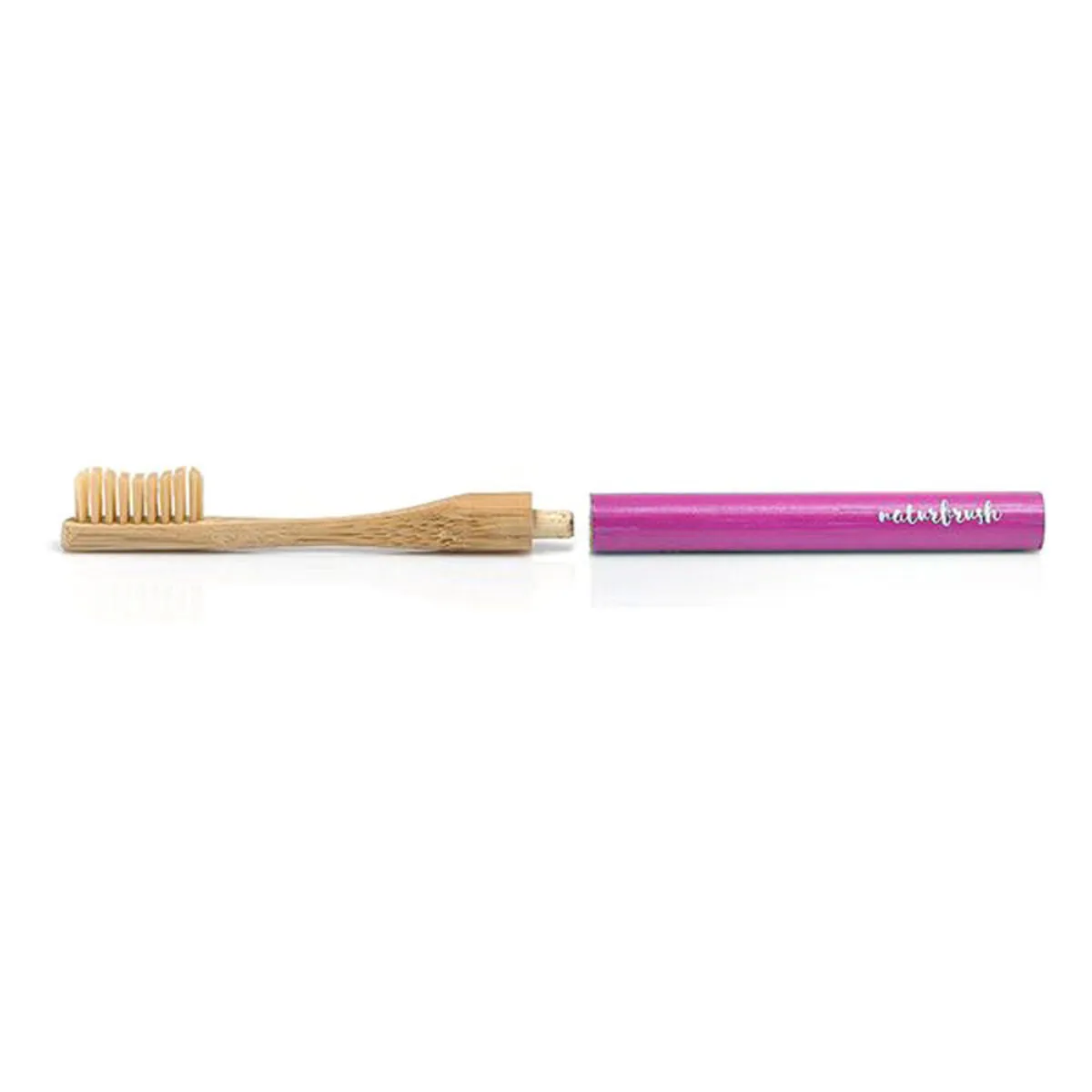 Spazzolino da Denti Headless Naturbrush 8437017300878 Rosa 1 Unità