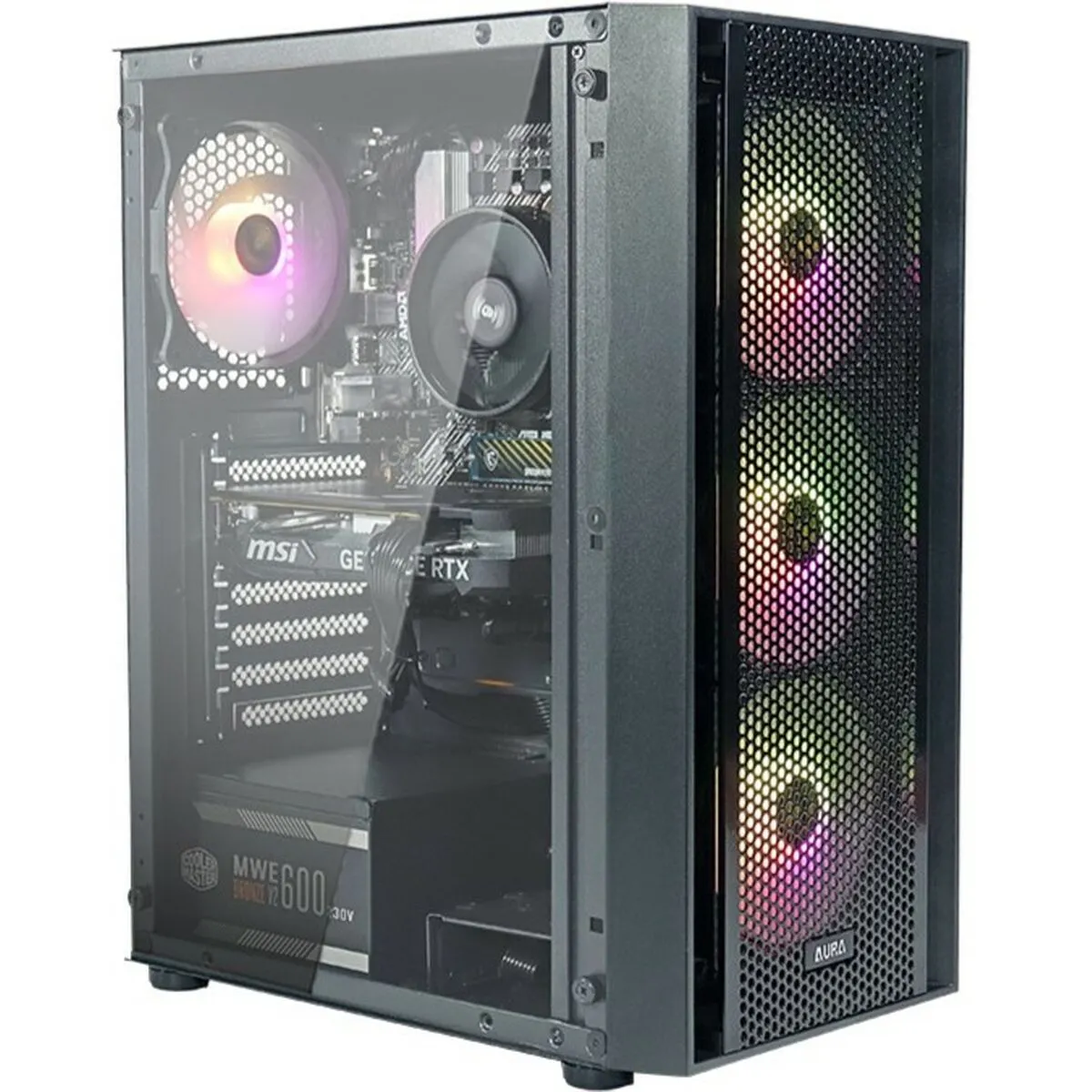 PC da Tavolo CoolPC PUMA Nvidia Geforce RTX 4060 AMD Ryzen 5 AMD Ryzen 5 5500U 16 GB RAM 500 GB SSD