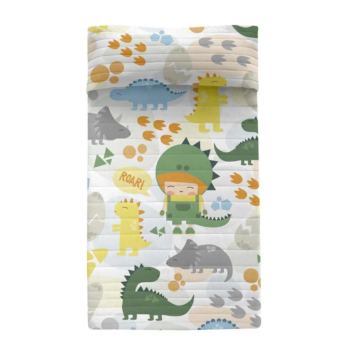 Trapunta HappyFriday Happynois Multicolore 200 x 260 cm Dinosauri