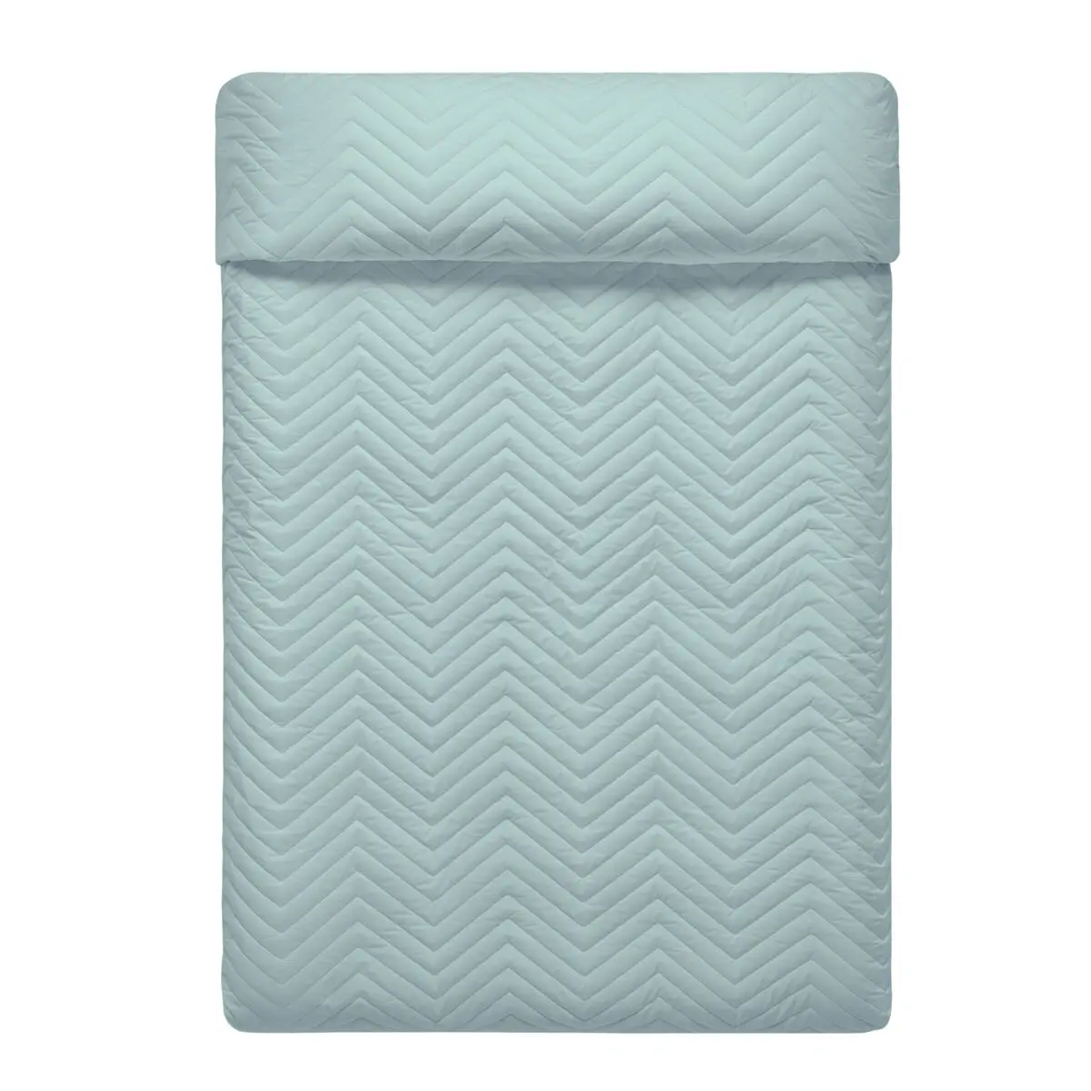 Trapunta Reversibile HappyFriday Basic Arista Blu Marino Menta 270 x 260 cm