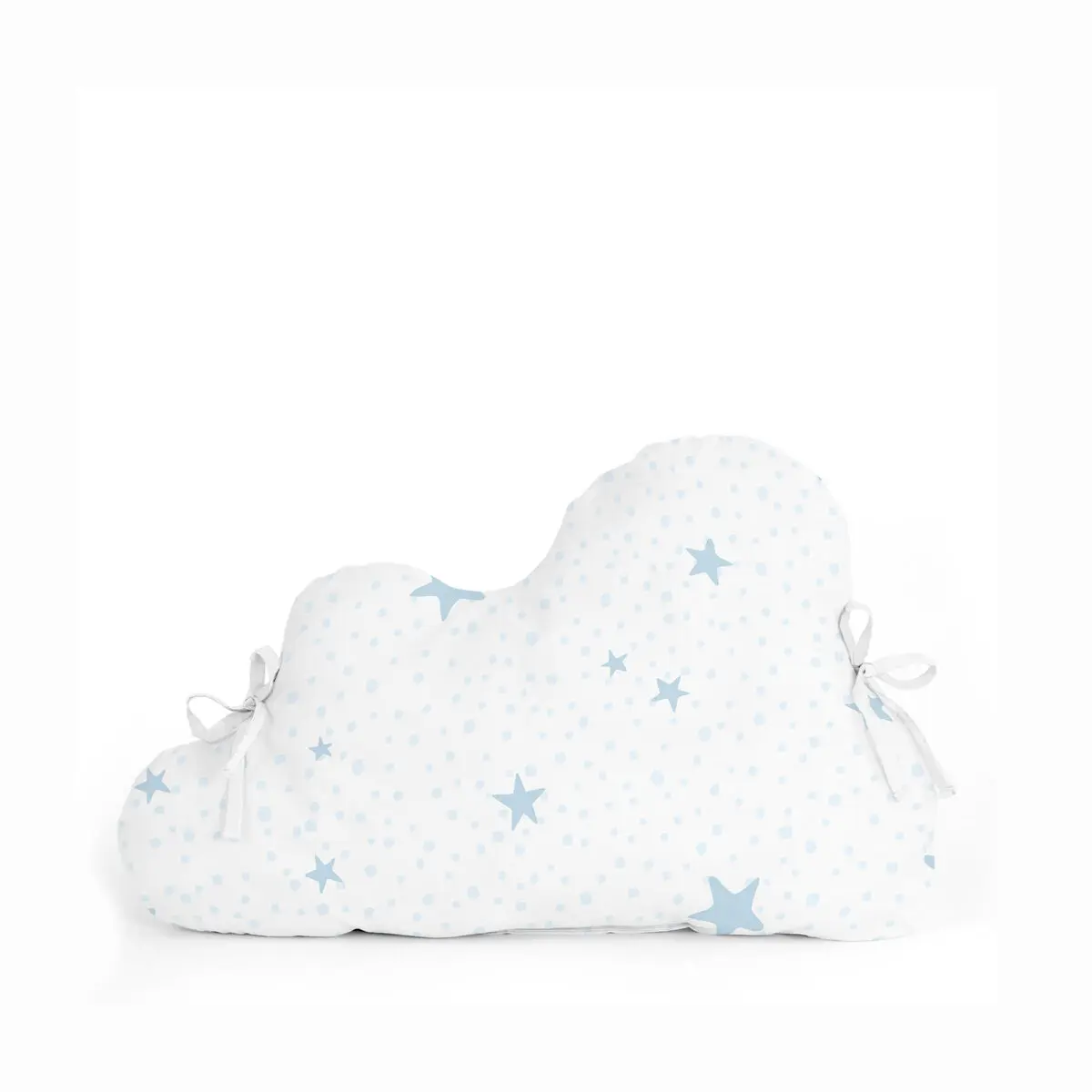 Paracolpi per culla HappyFriday Basic Kids Little star  Azzurro 60 x 40 cm