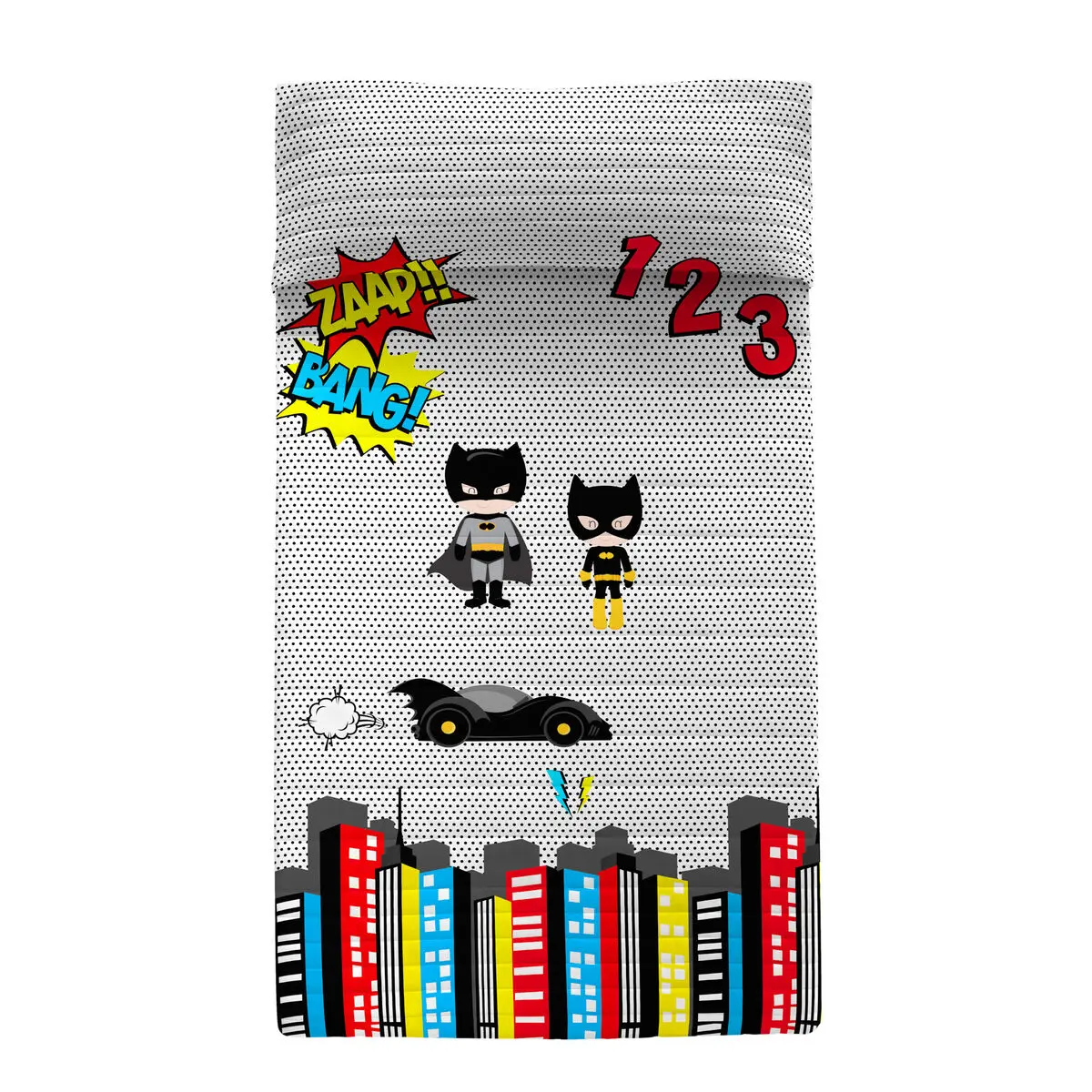 Trapunta HappyFriday Mr Fox Multicolore 180 x 260 cm Batman