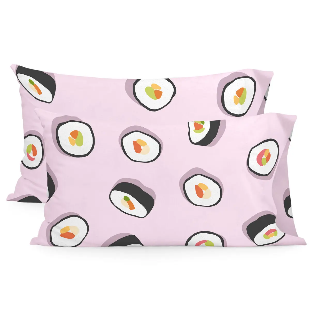 Federa HappyFriday Aware Sushi Multicolore 50 x 75 cm (2 Unità)