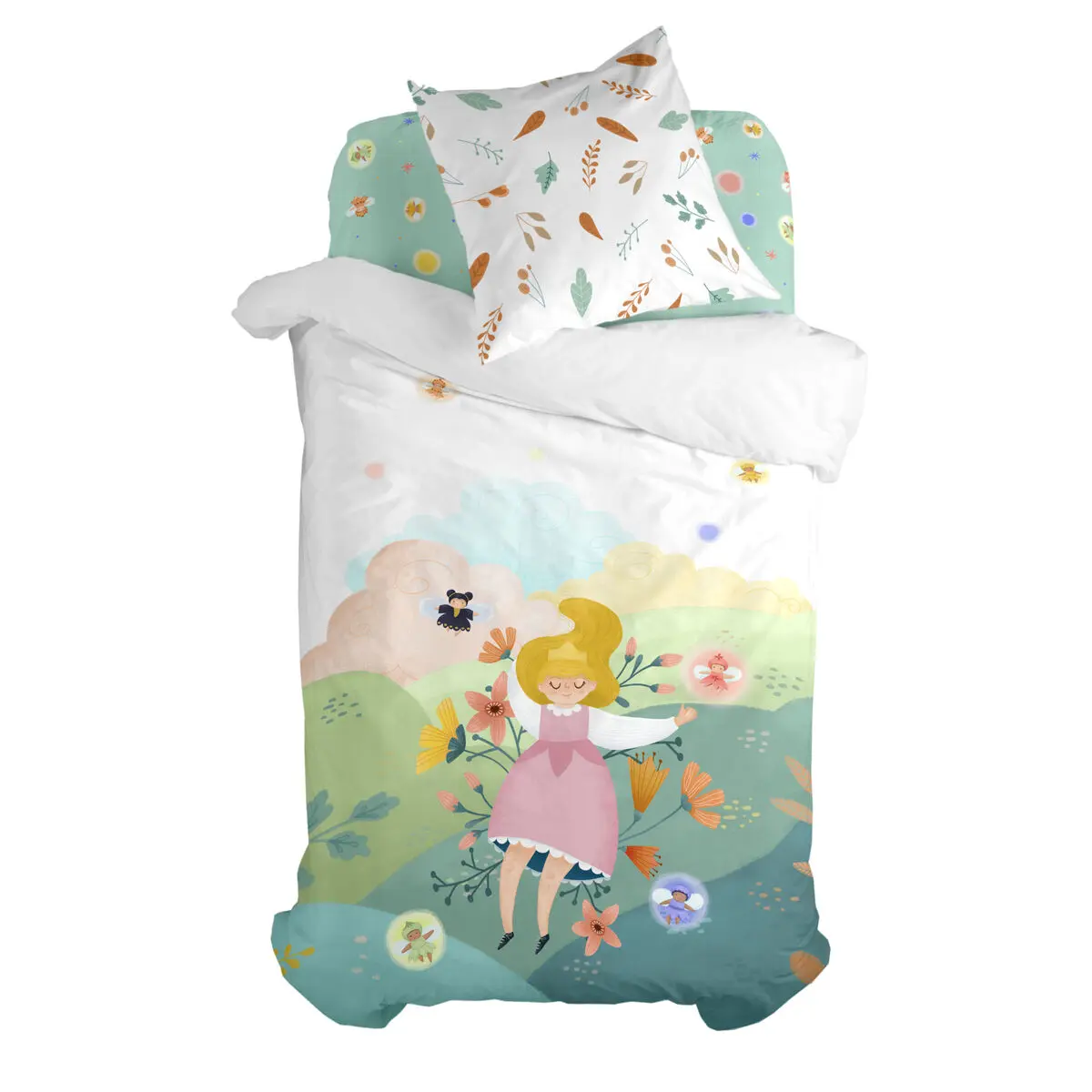 Set di copripiumino HappyFriday Mr Fox Dreaming   Multicolore Singolo 2 Pezzi