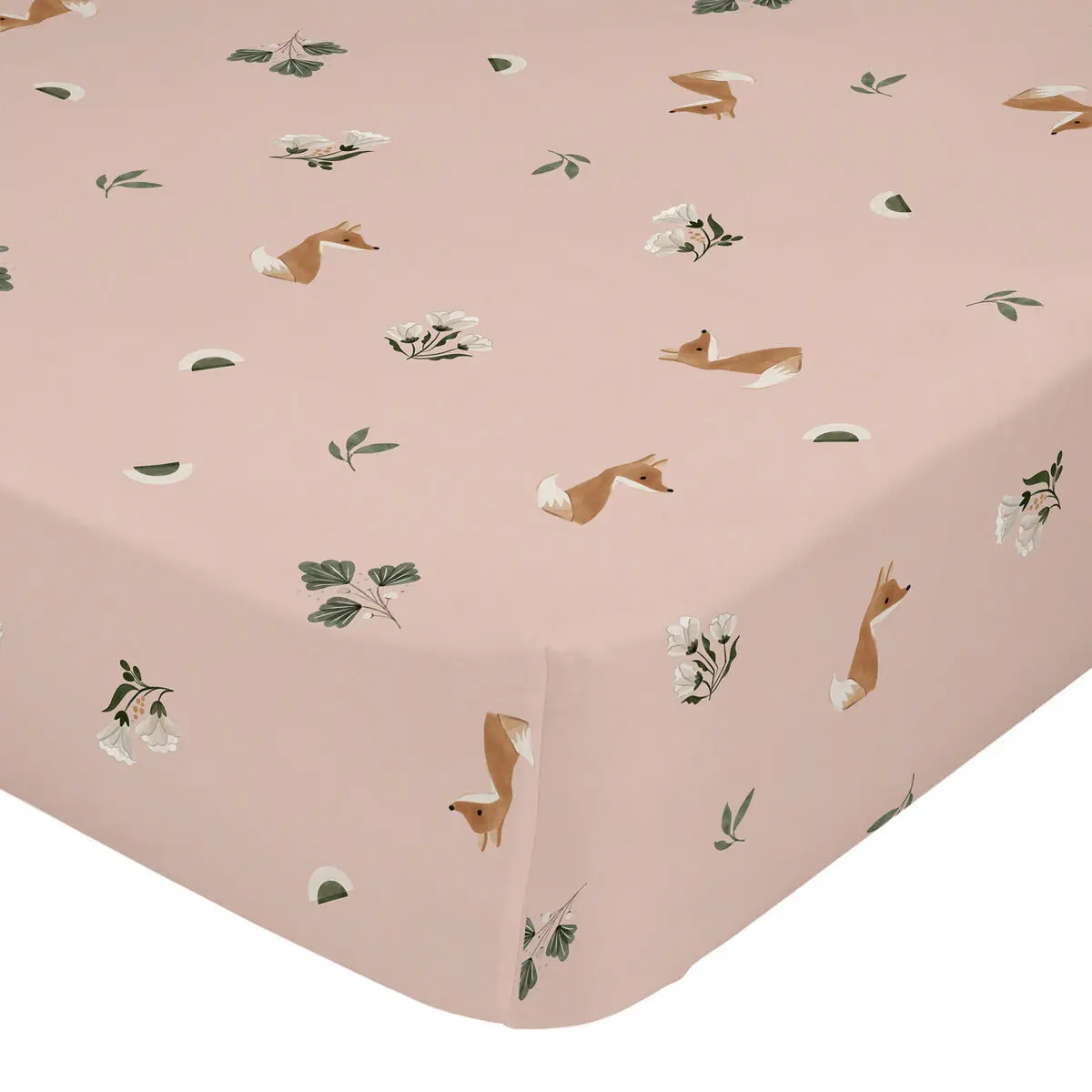 Lenzuolo con angoli HappyFriday Fox forest Multicolore 105 x 200 x 32 cm