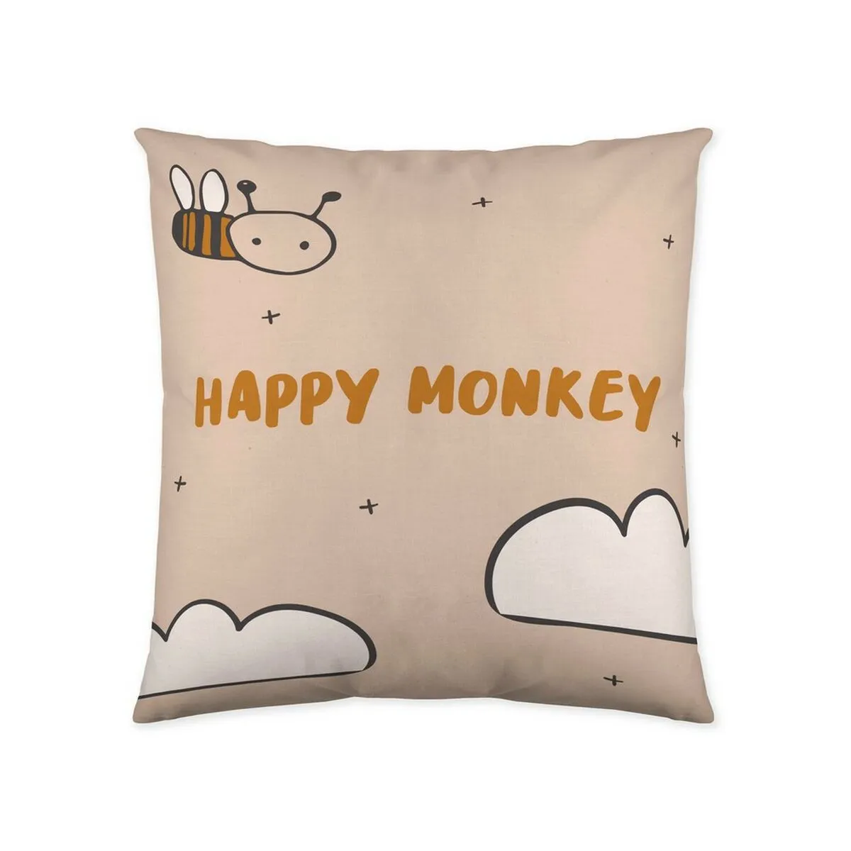 Fodera per cuscino Popcorn Scarf Monkey (60 x 60 cm)