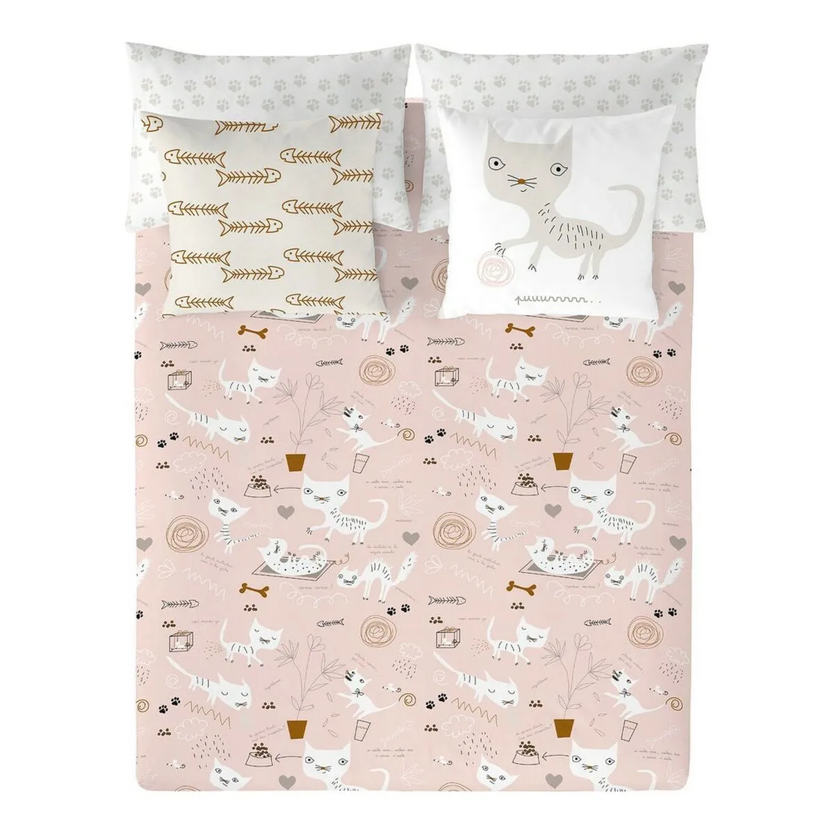 Copripiumino Panzup Cats Matrimoniale (240 x 220 cm)