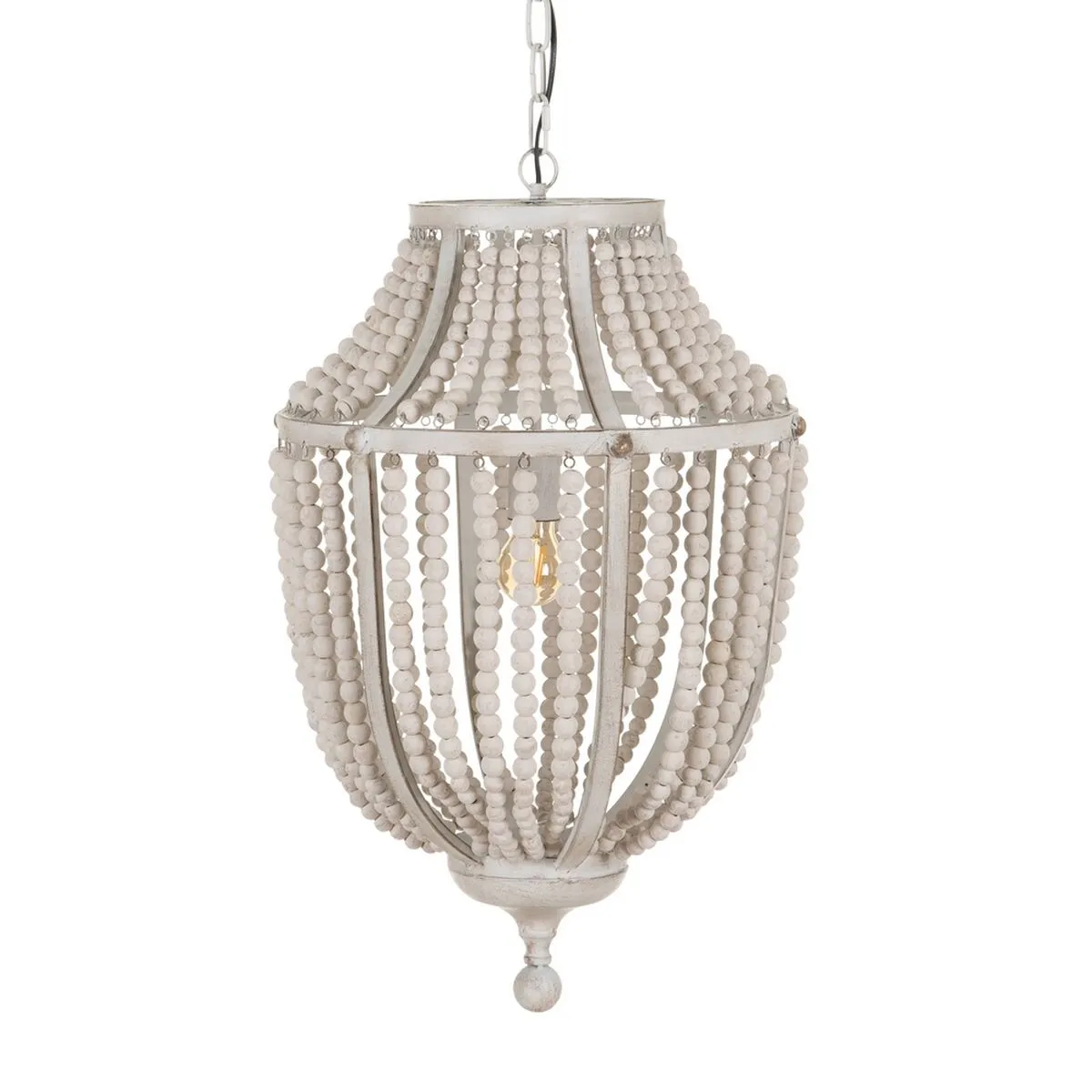 Lampadario Bianco 220-240 V 44 x 43 x 72 cm