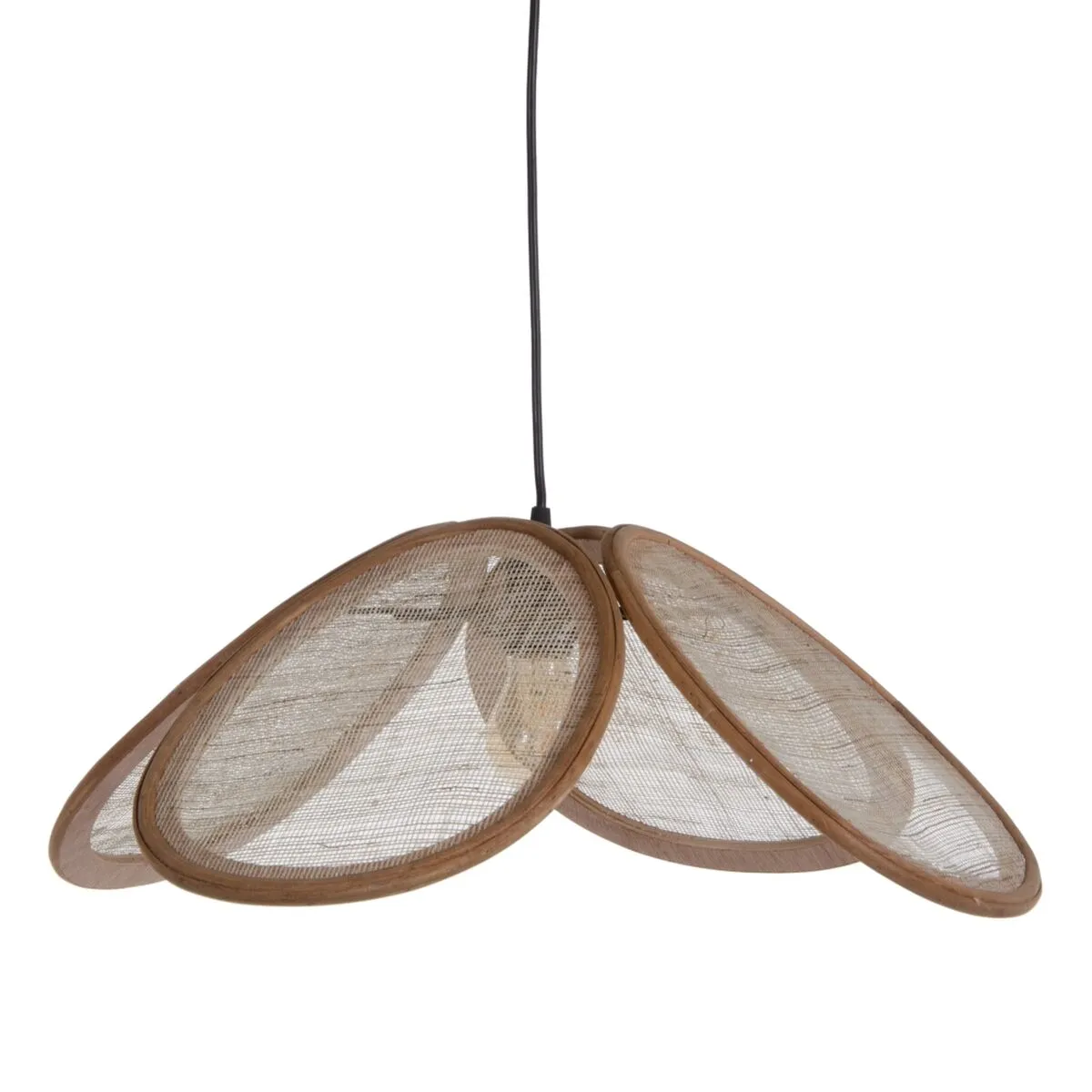 Lampadario 54,5 x 54,5 x 26 cm Naturale