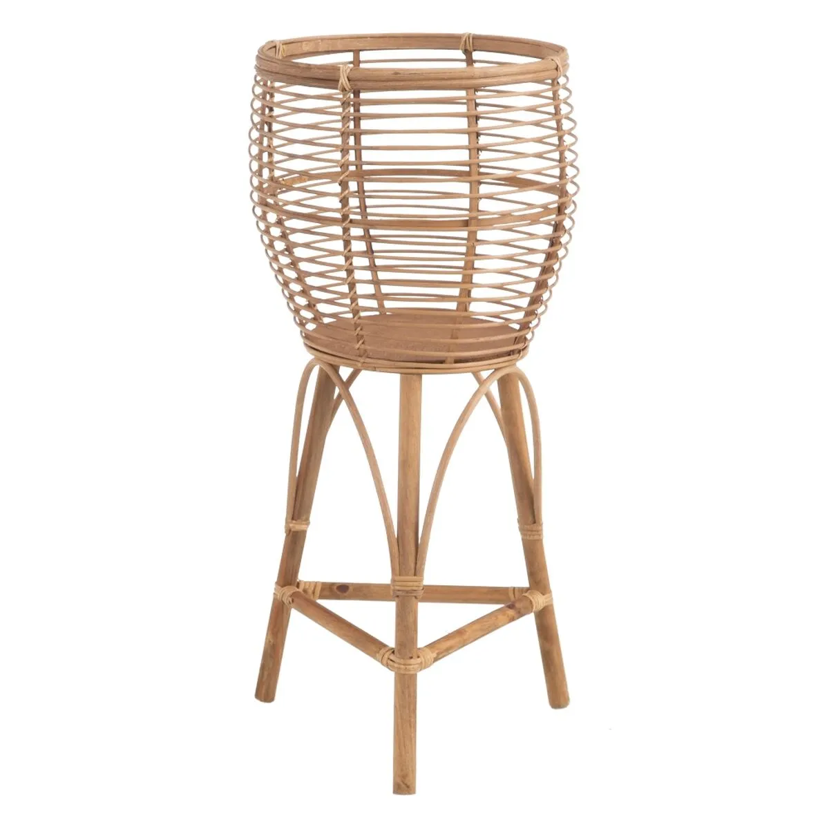 Vaso 37,5 x 37,5 x 80 cm Naturale Rattan