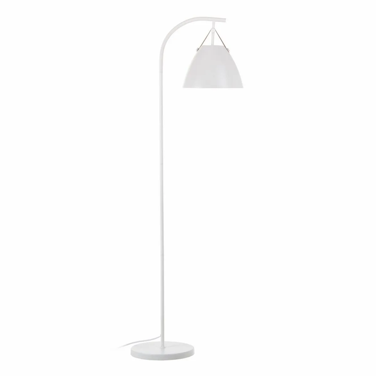 Lampada da Terra 26 x 26 x 146 cm Metallo Bianco