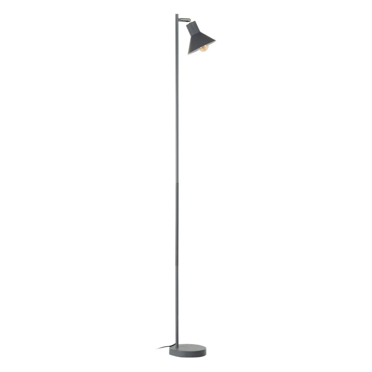 Lampada da Terra 15,5 x 15,5 x 143 cm Grigio Metallo