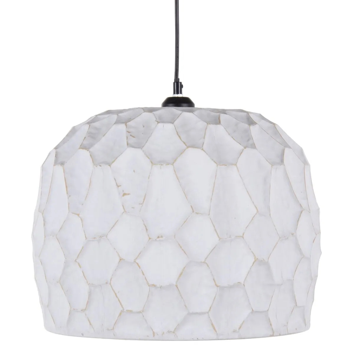 Lampadario 35,5 x 35,5 x 29,5 cm Metallo Bianco