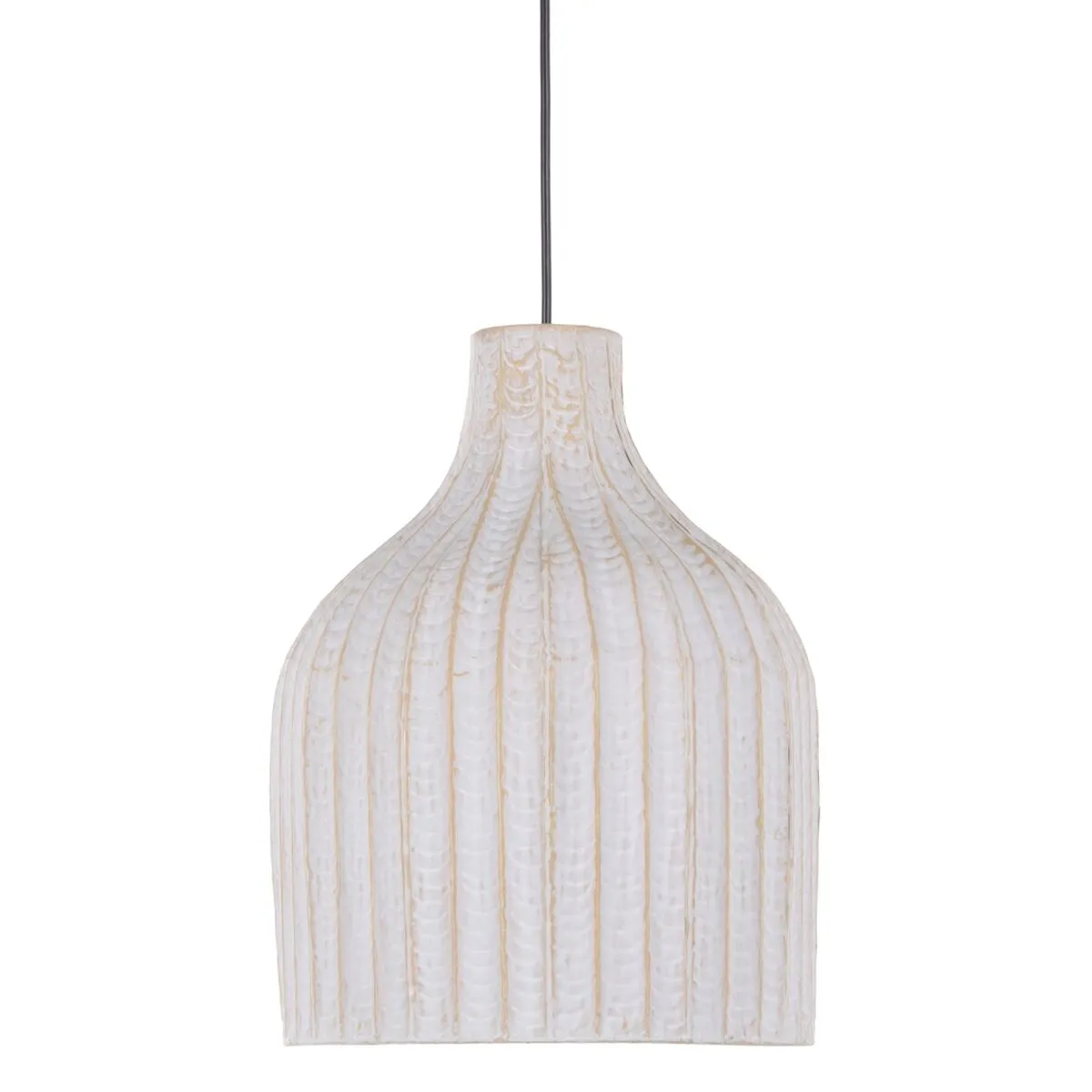 Lampadario 28,5 x 28,5 x 38 cm Metallo Bianco