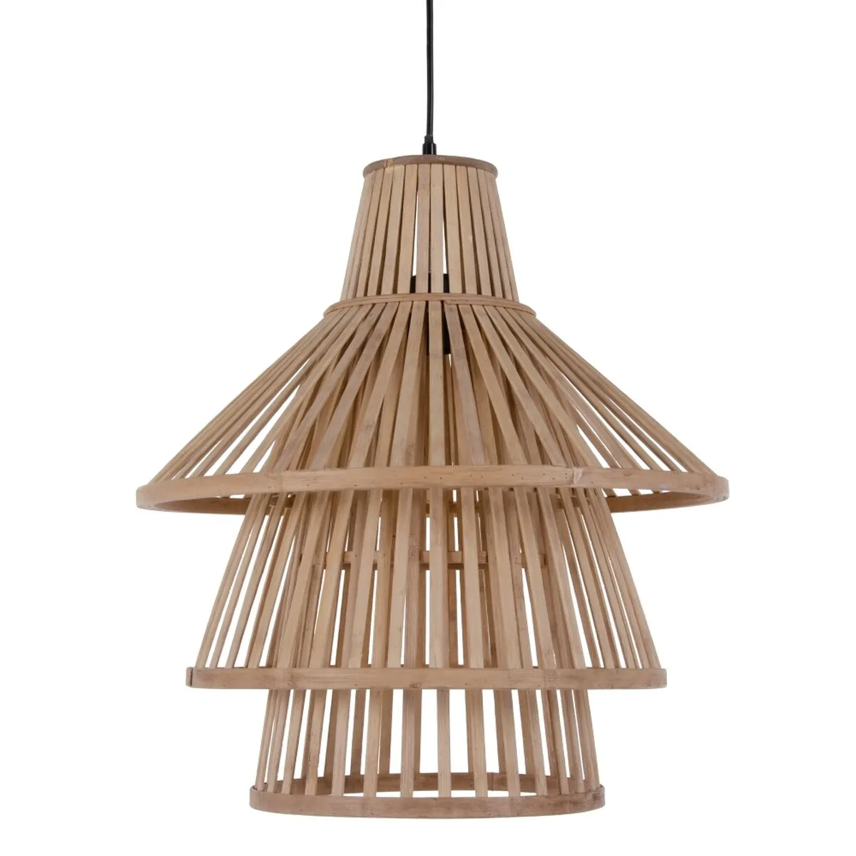 Lampadario 53 x 53 x 54 cm Naturale Bambù