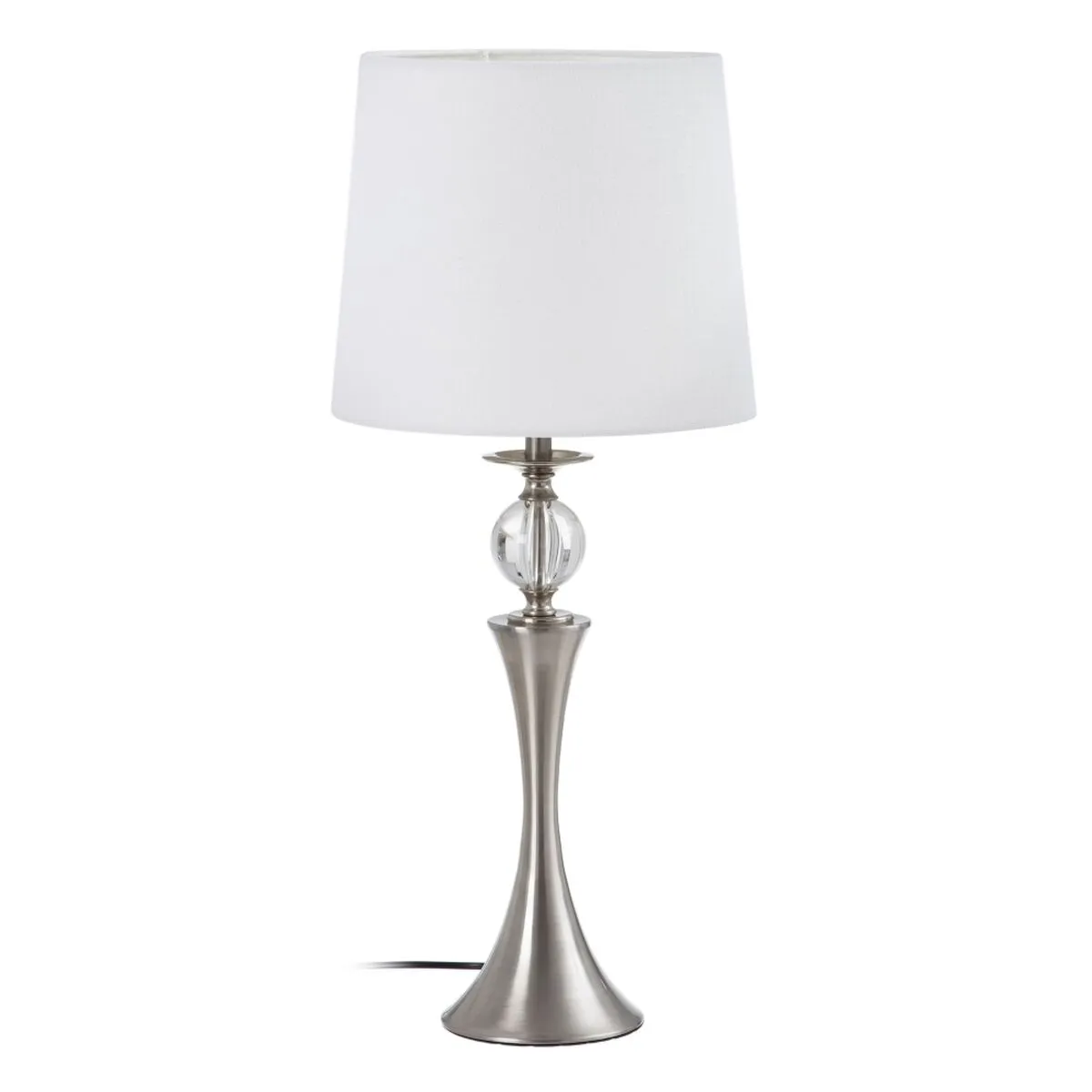 Lampada da tavolo 30 x 30 x 67 cm Metallo Argento