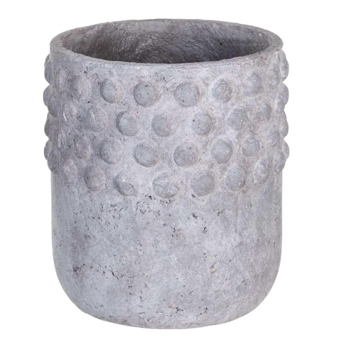 Vaso 35 x 35 x 38 cm Grigio Resina