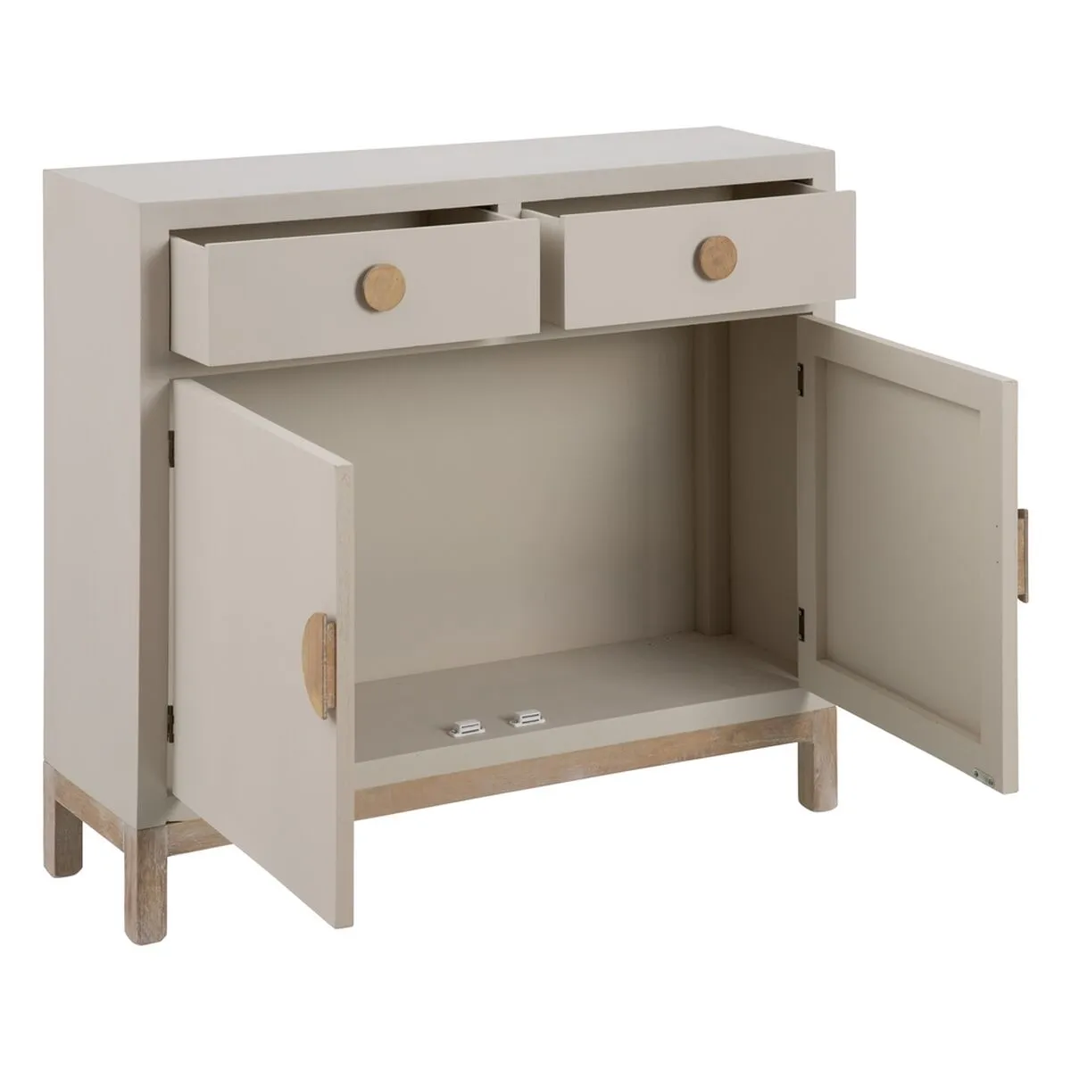 Credenza MIZUCHI 90 x 26 x 78 cm Taupé DMF