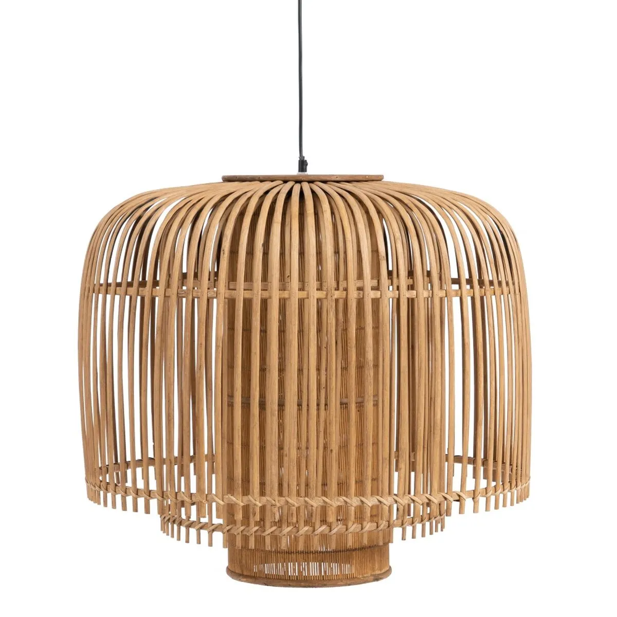 Lampadario 58 x 58 x 53 cm Naturale Bambù