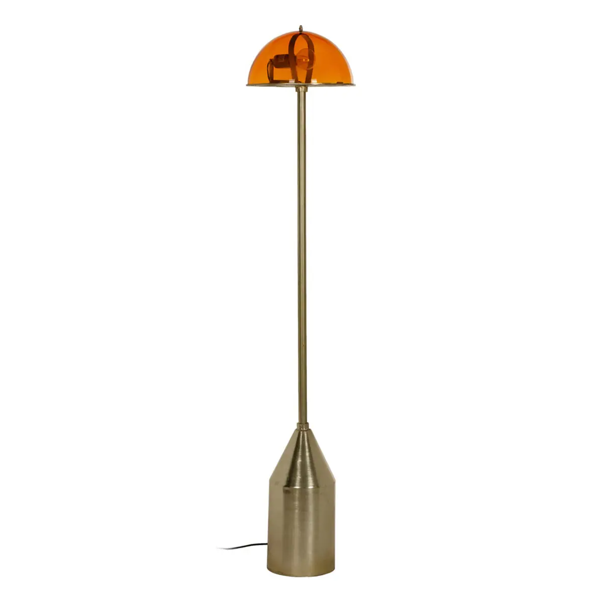 Lampada da Terra Arancio Dorato 40 W 220-240 V 31 x 31 x 156 cm