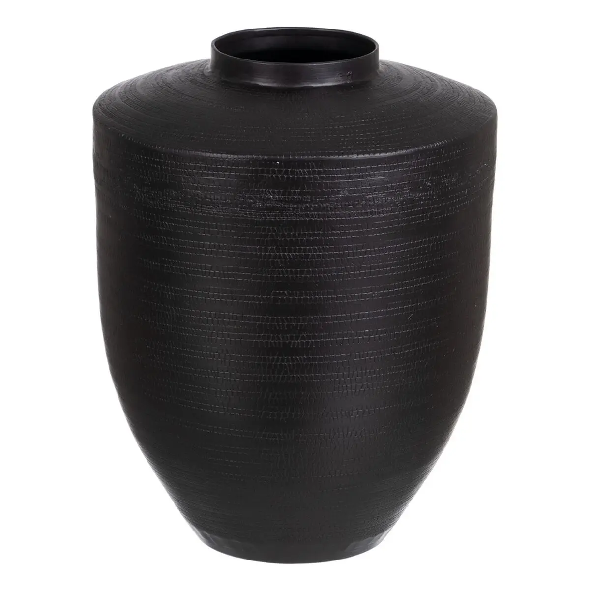 Vaso Nero Alluminio 26,5 x 26,5 x 34,5 cm