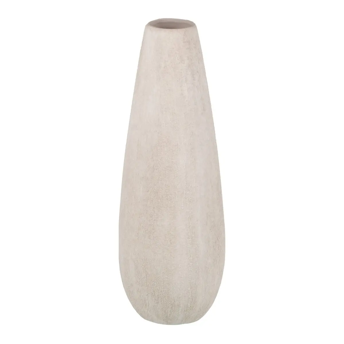 Vaso Ceramica Crema 14 x 14 x 40 cm