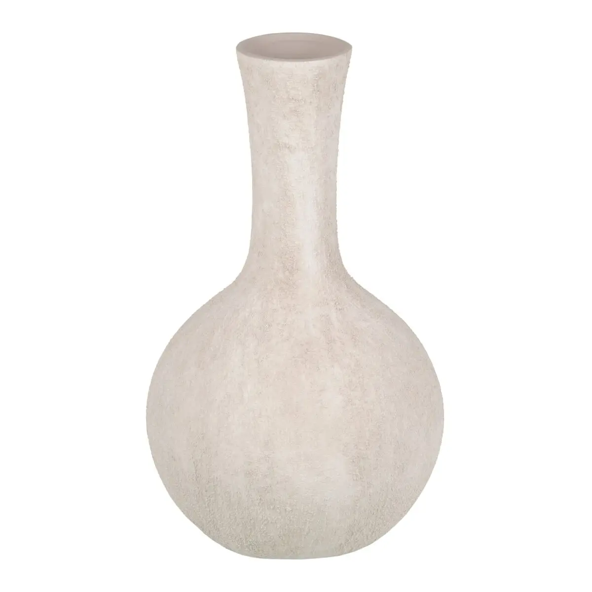 Vaso Crema Ceramica Sabbia 19 x 19 x 35 cm