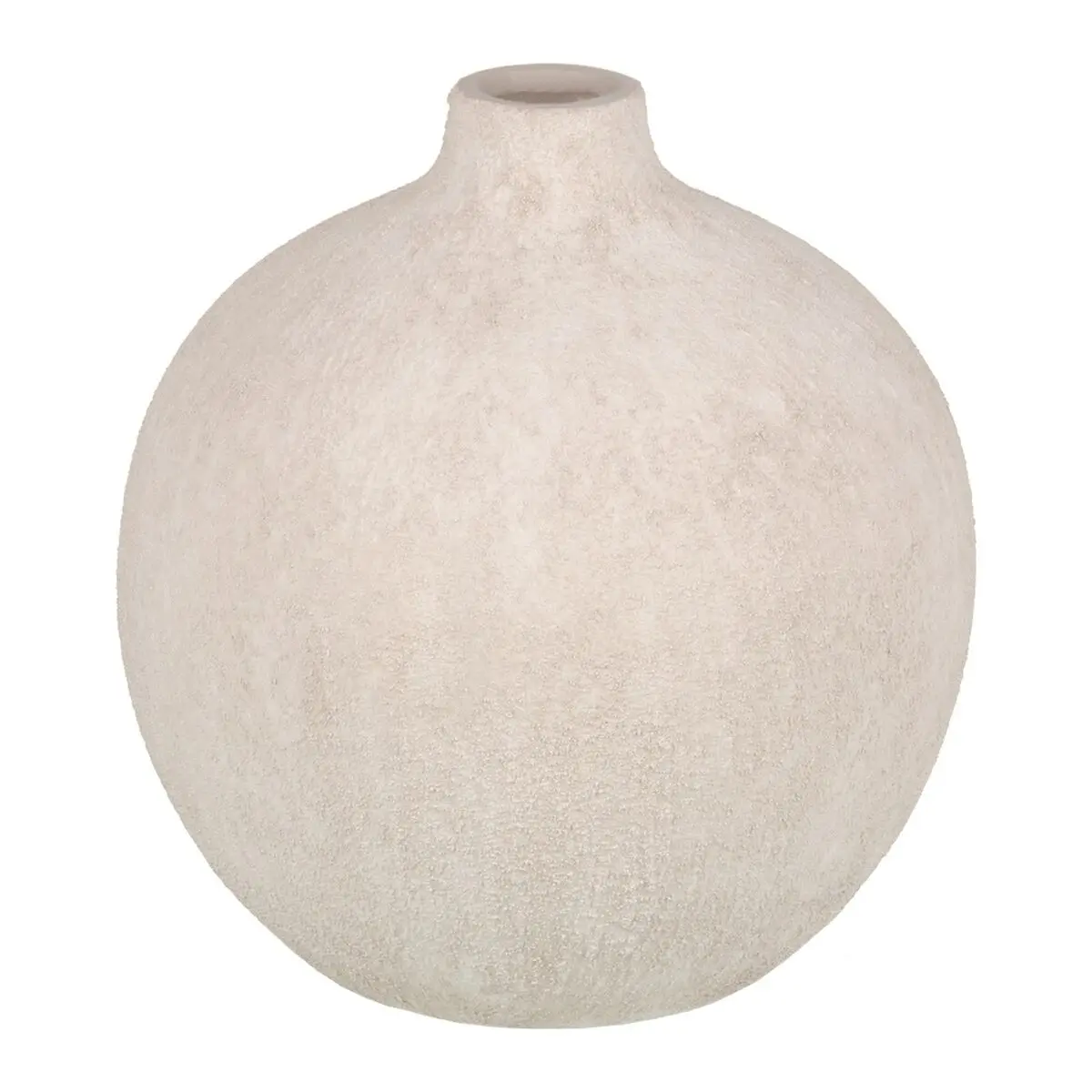 Vaso Crema Ceramica Sabbia 22 x 22 x 25 cm