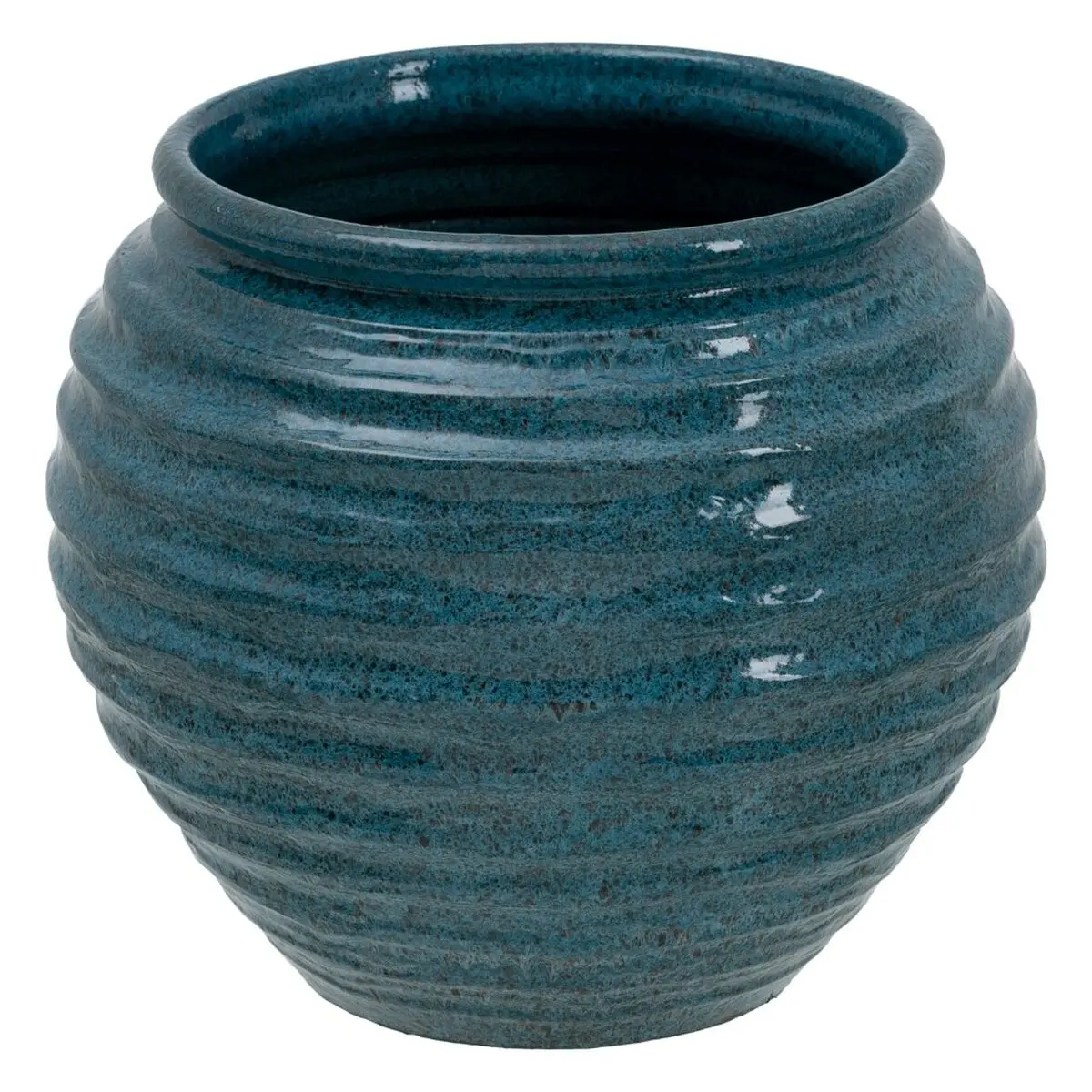 Vaso 39 x 39 x 37 cm Ceramica Azzurro