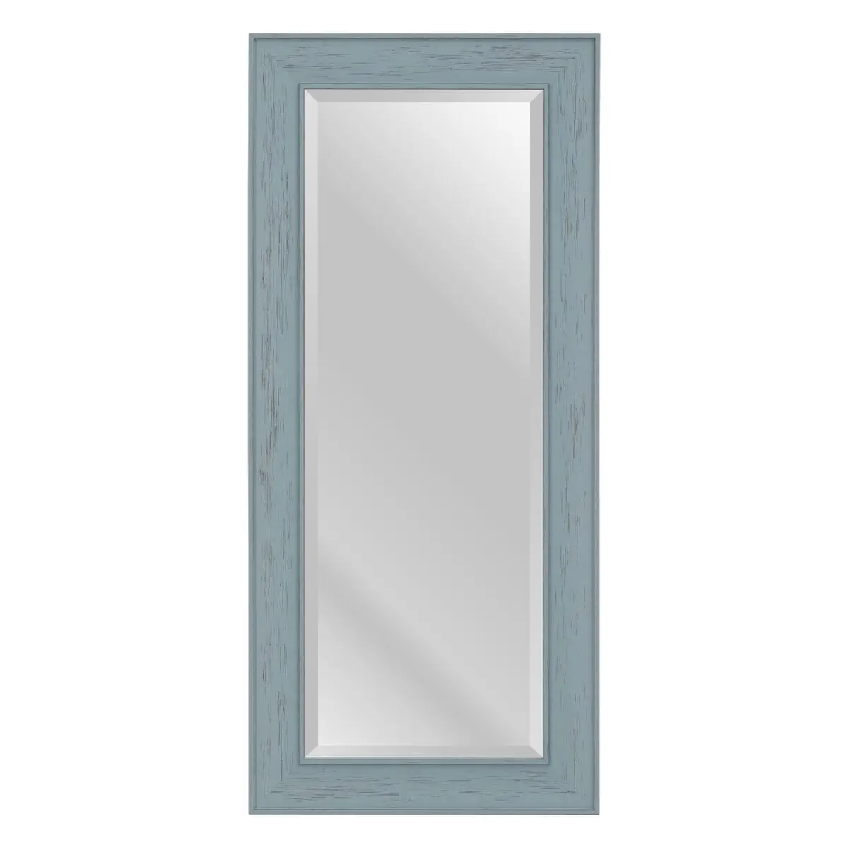 Specchio da parete 56 x 2 x 126 cm Azzurro Legno