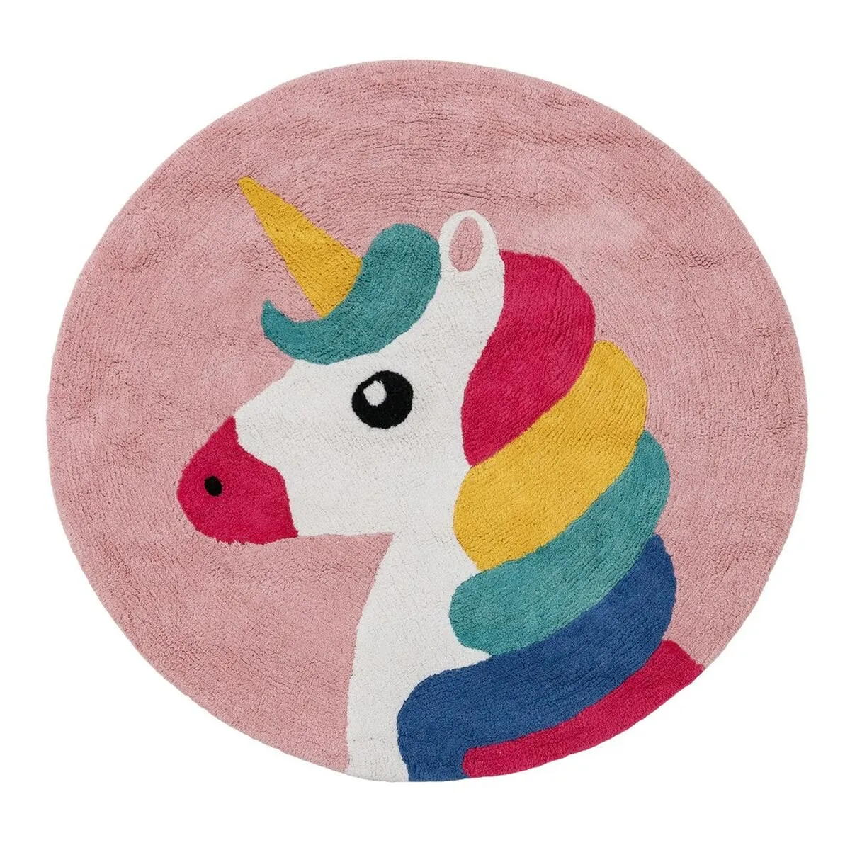 Tappeto per Bambini Cotone 100 cm Unicorno