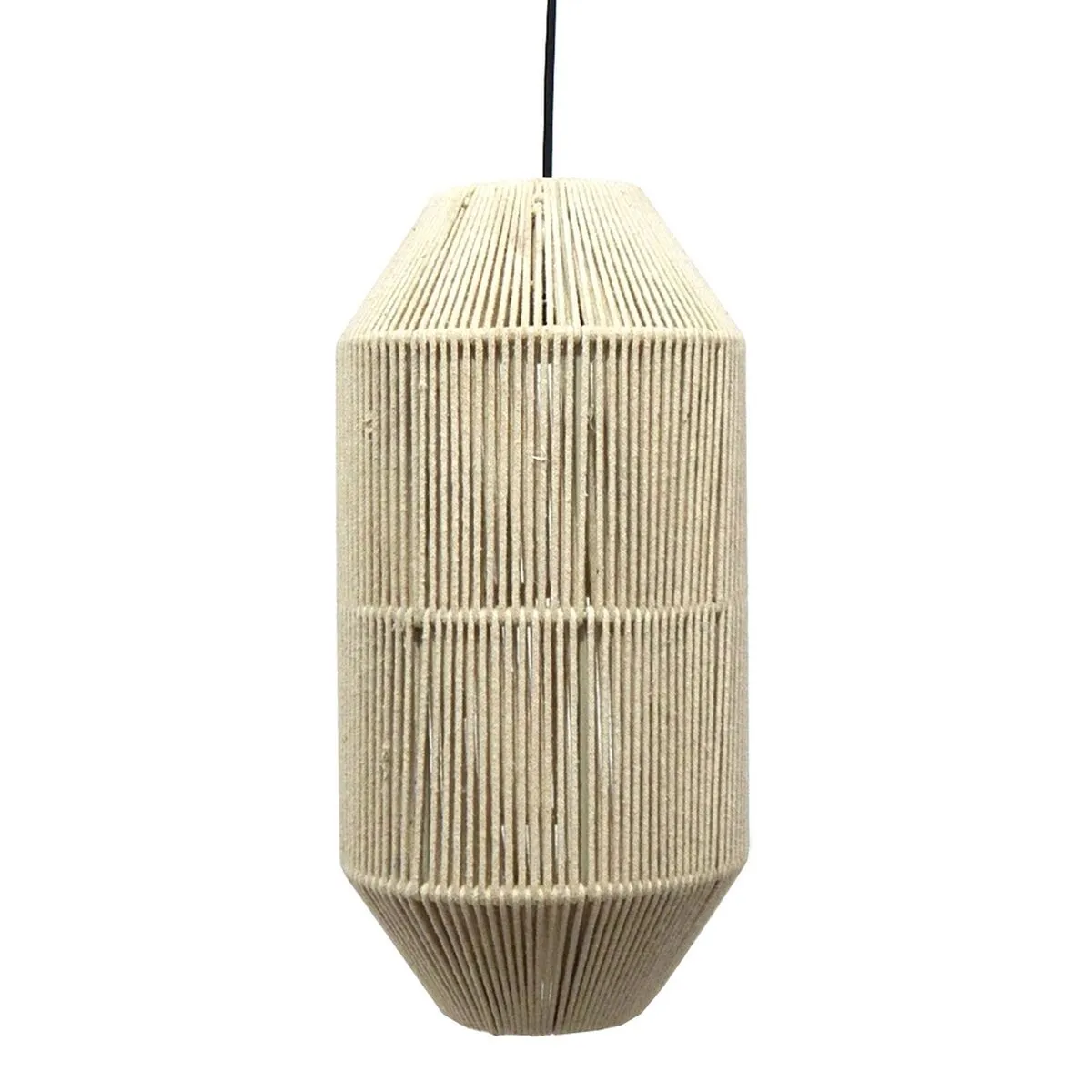 Lampadario 21 x 21 x 37 cm Corda Crema