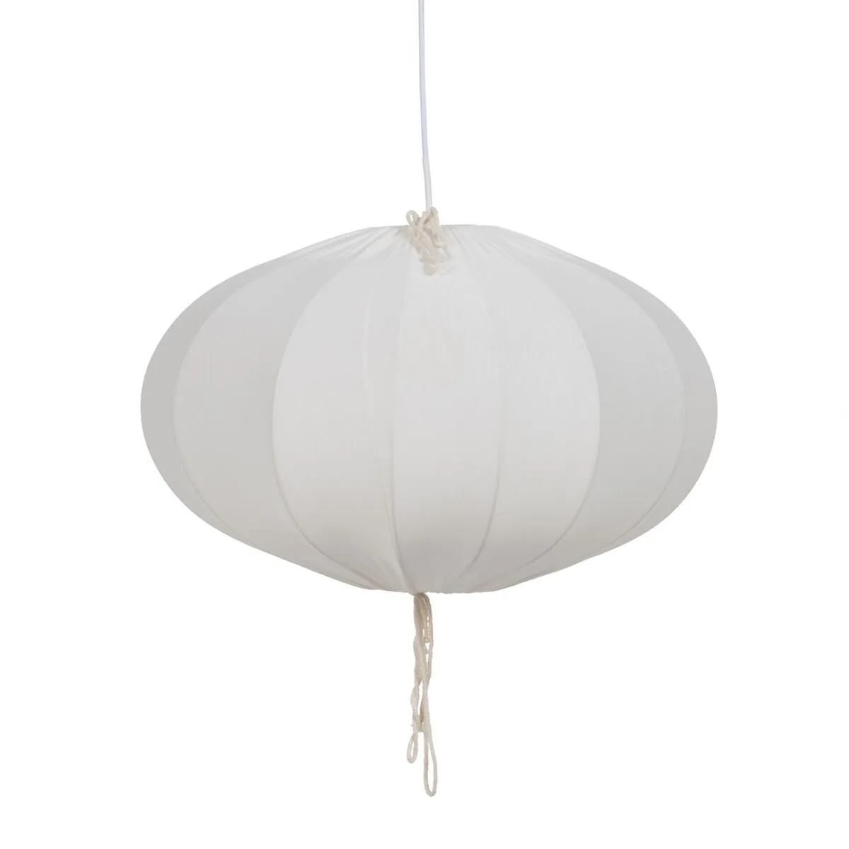 Lampadario Bianco Cotone 220-240 V 50 x 50 x 30 cm