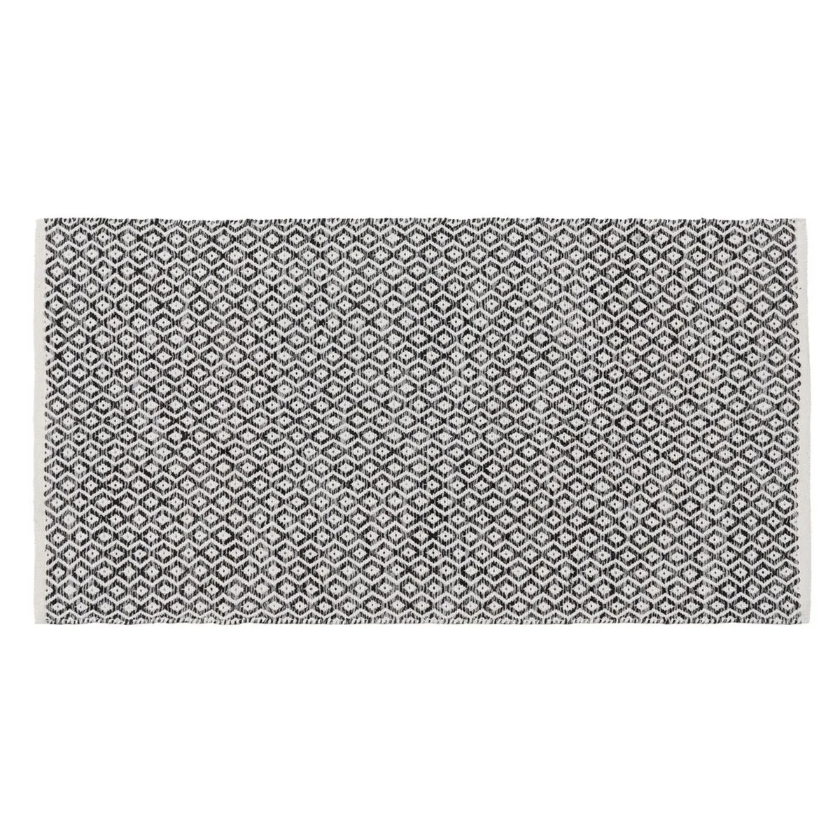 Tappeto Grigio 70 % cotone 30 % Poliestere 80 x 150 cm