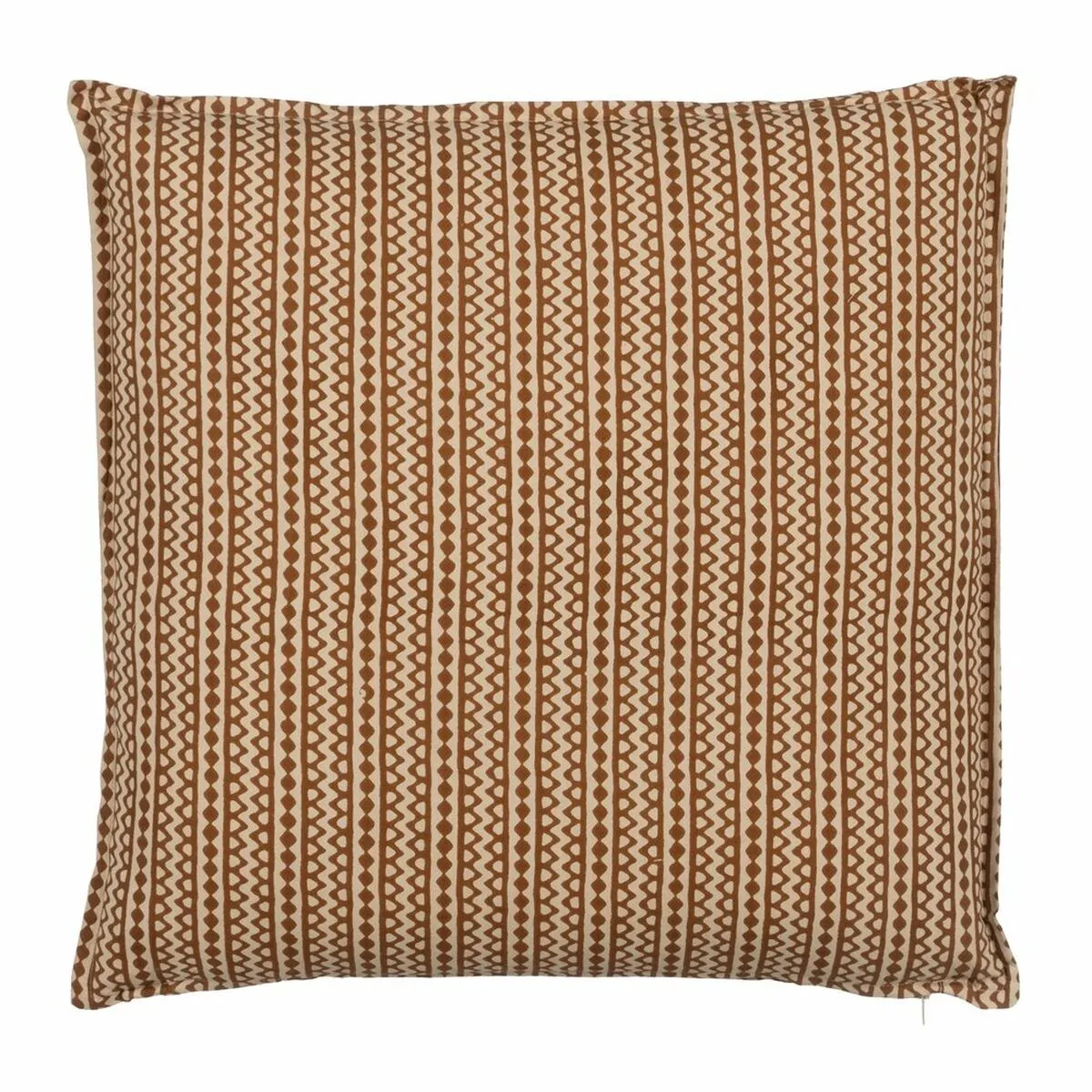 Cuscino Cotone Marrone Beige 50 x 50 cm