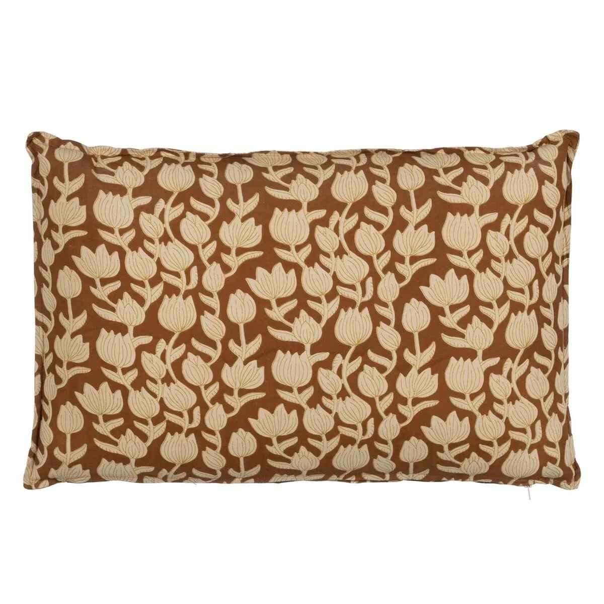 Cuscino Cotone Marrone Beige 60 x 40 cm