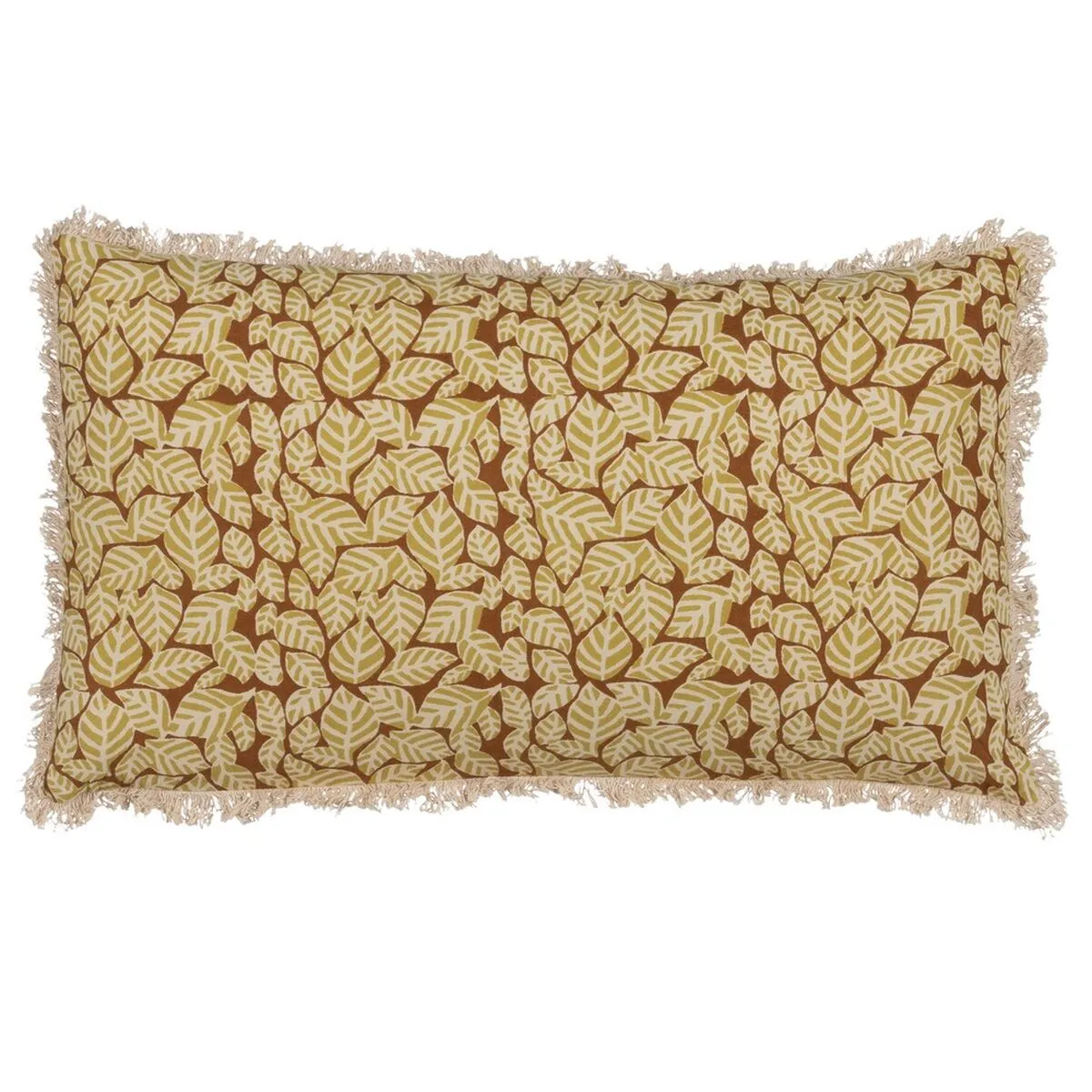 Cuscino Cotone Marrone Beige 50 x 30 cm