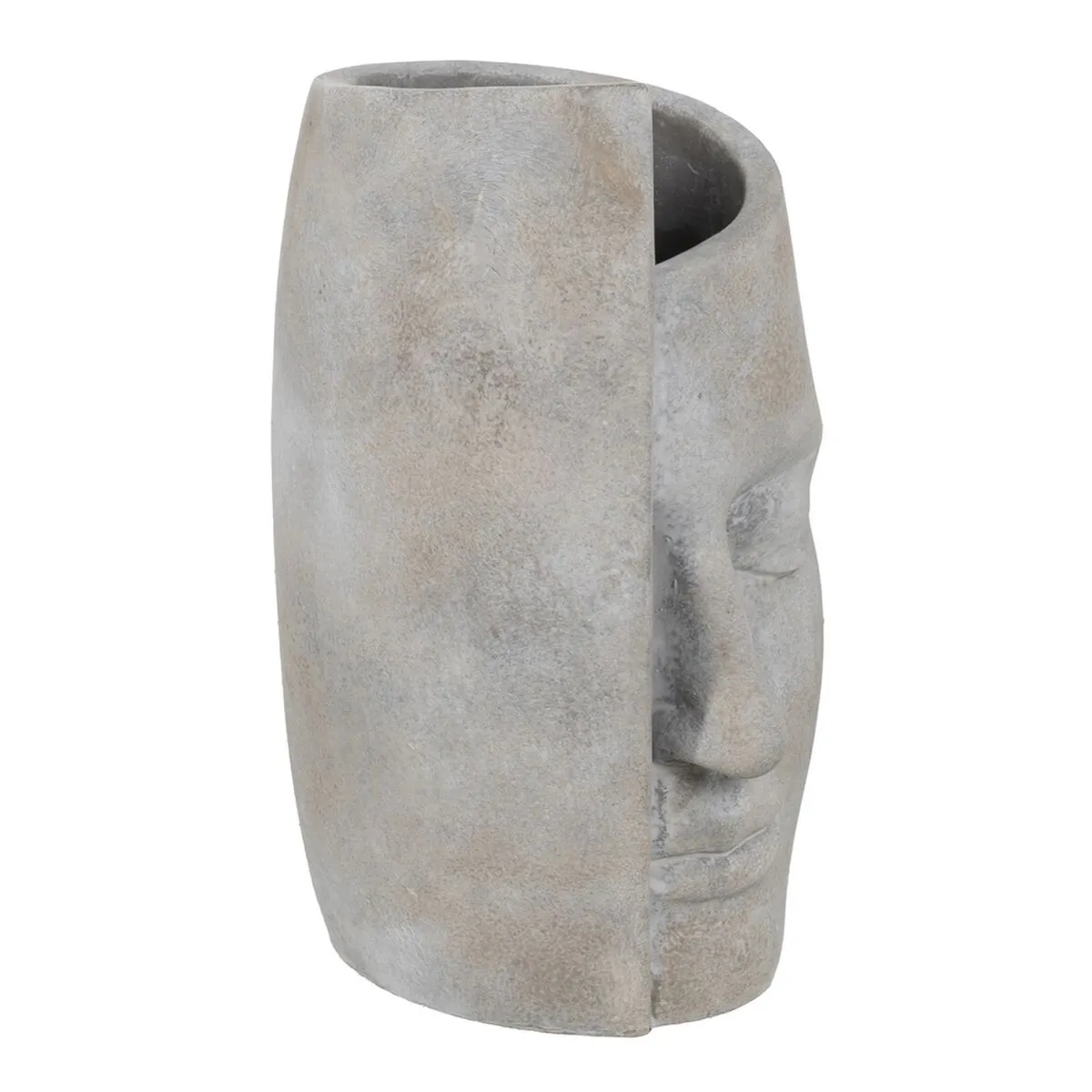 Vaso Grigio Cemento Viso 18,5 x 16 x 27,5 cm