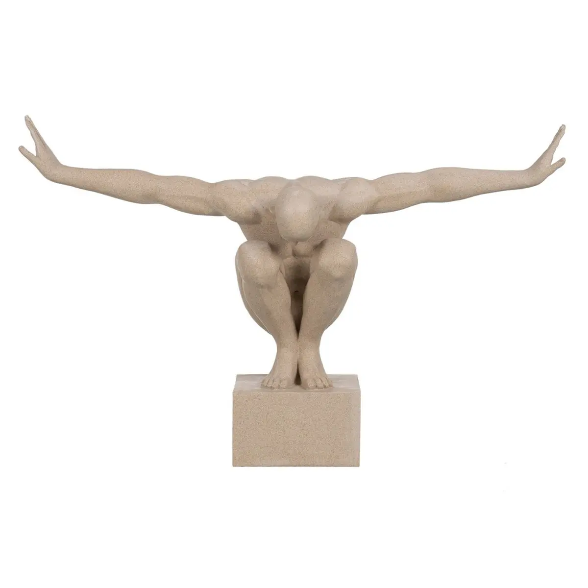 Statua Decorativa Crema 100 x 31 x 64 cm