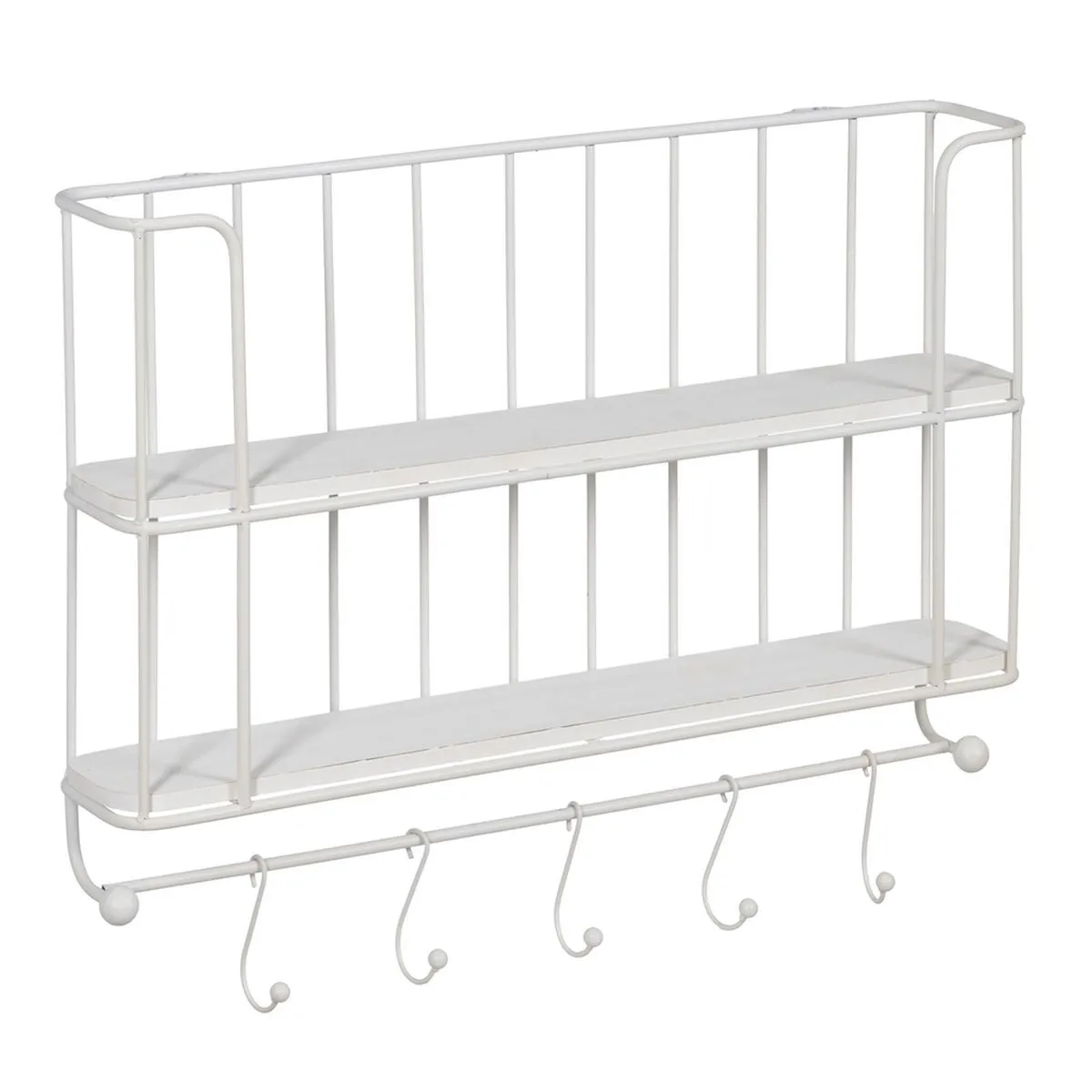 Scaffale Bianco Ferro 66,5 x 14 x 44,5 cm