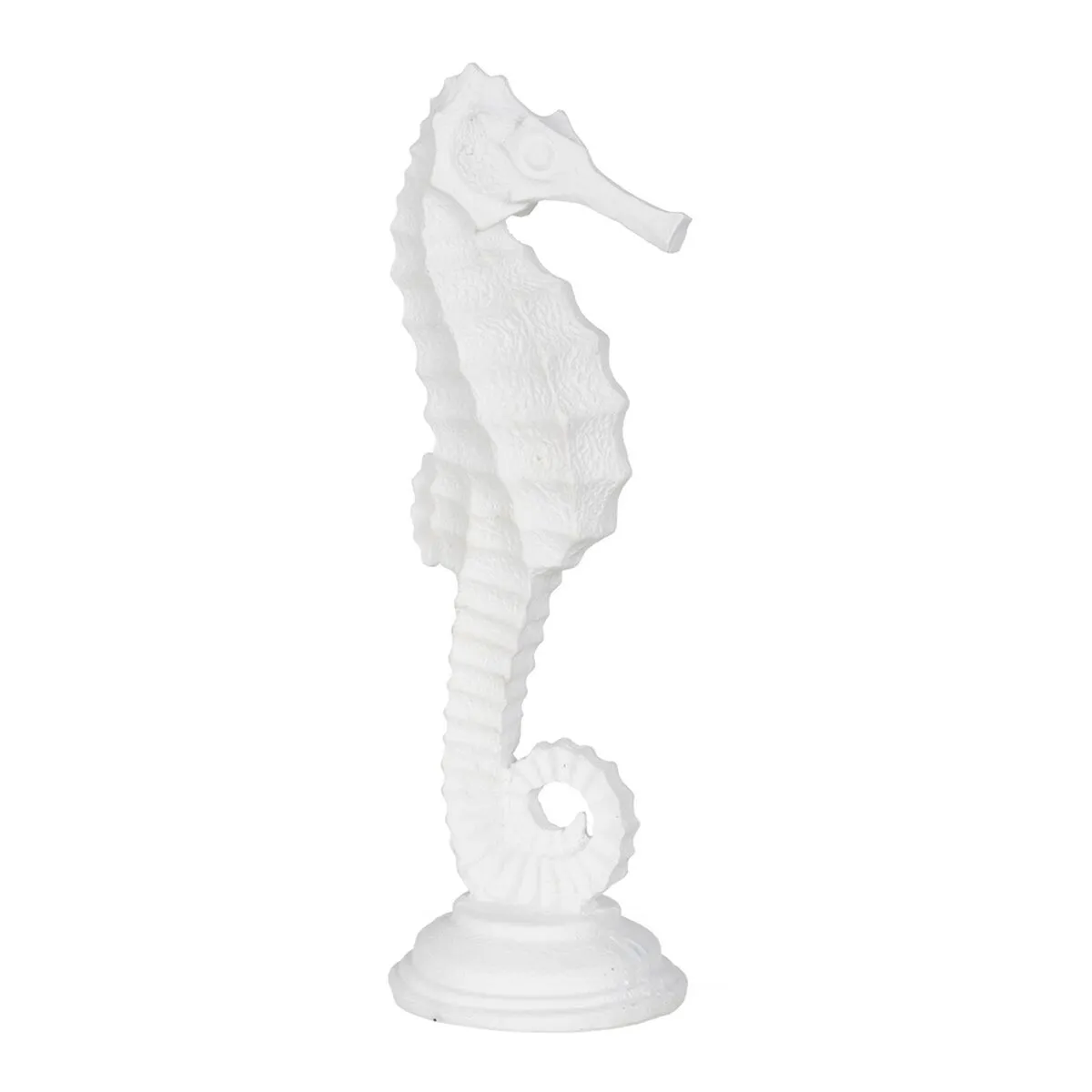 Statua Decorativa Bianco Cavaliere del Mare 11 x 9 x 31 cm