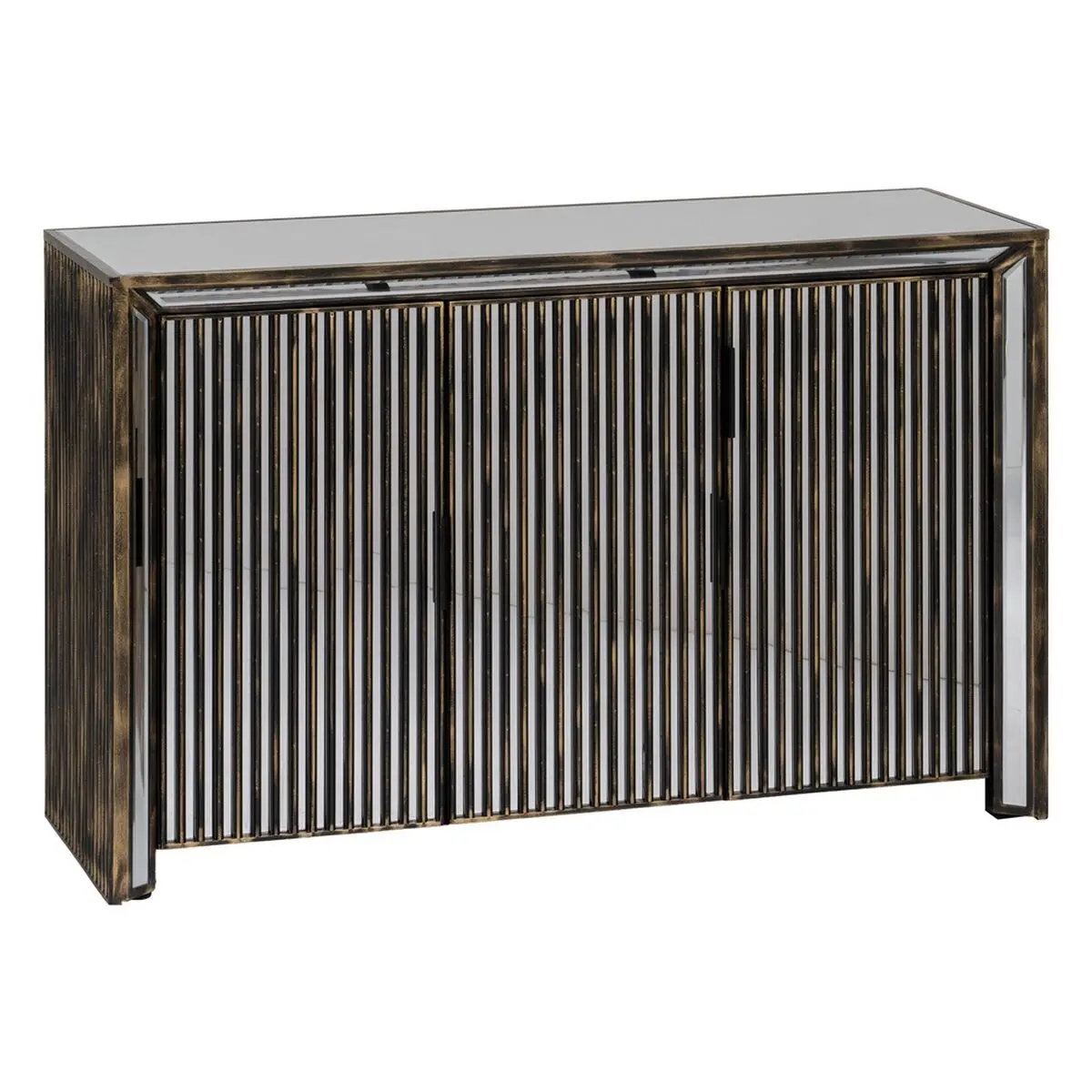 Credenza Dorato Cristallo 123 x 45 x 80 cm