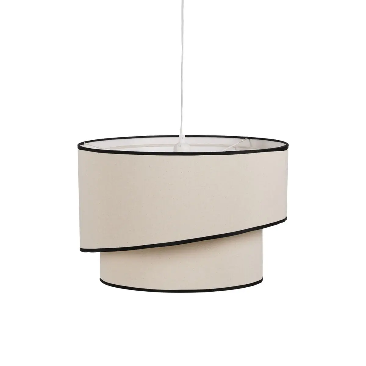 Lampadario Nero Beige 60 W