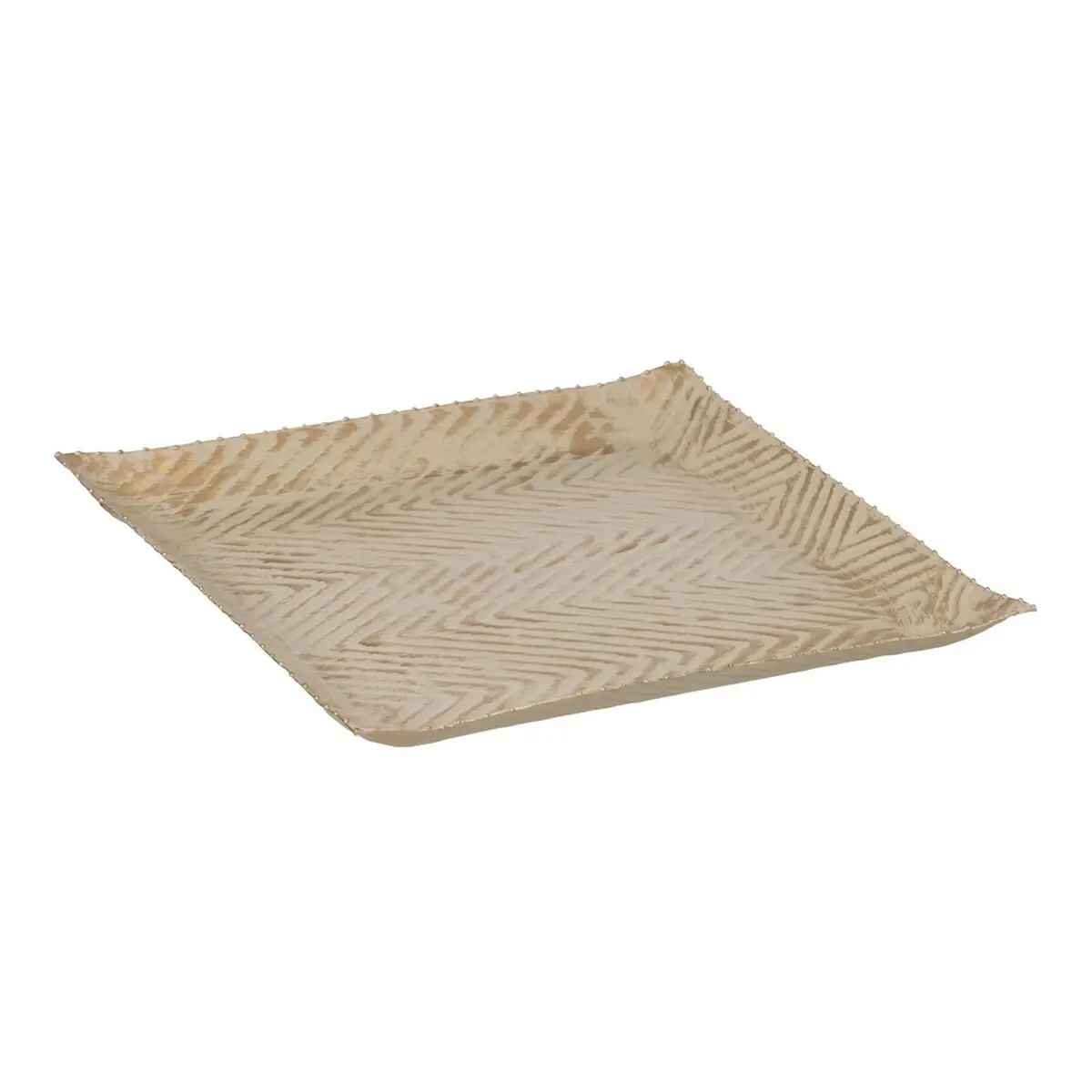 Vassoio Beige Dorato 30 x 30 x 2 cm