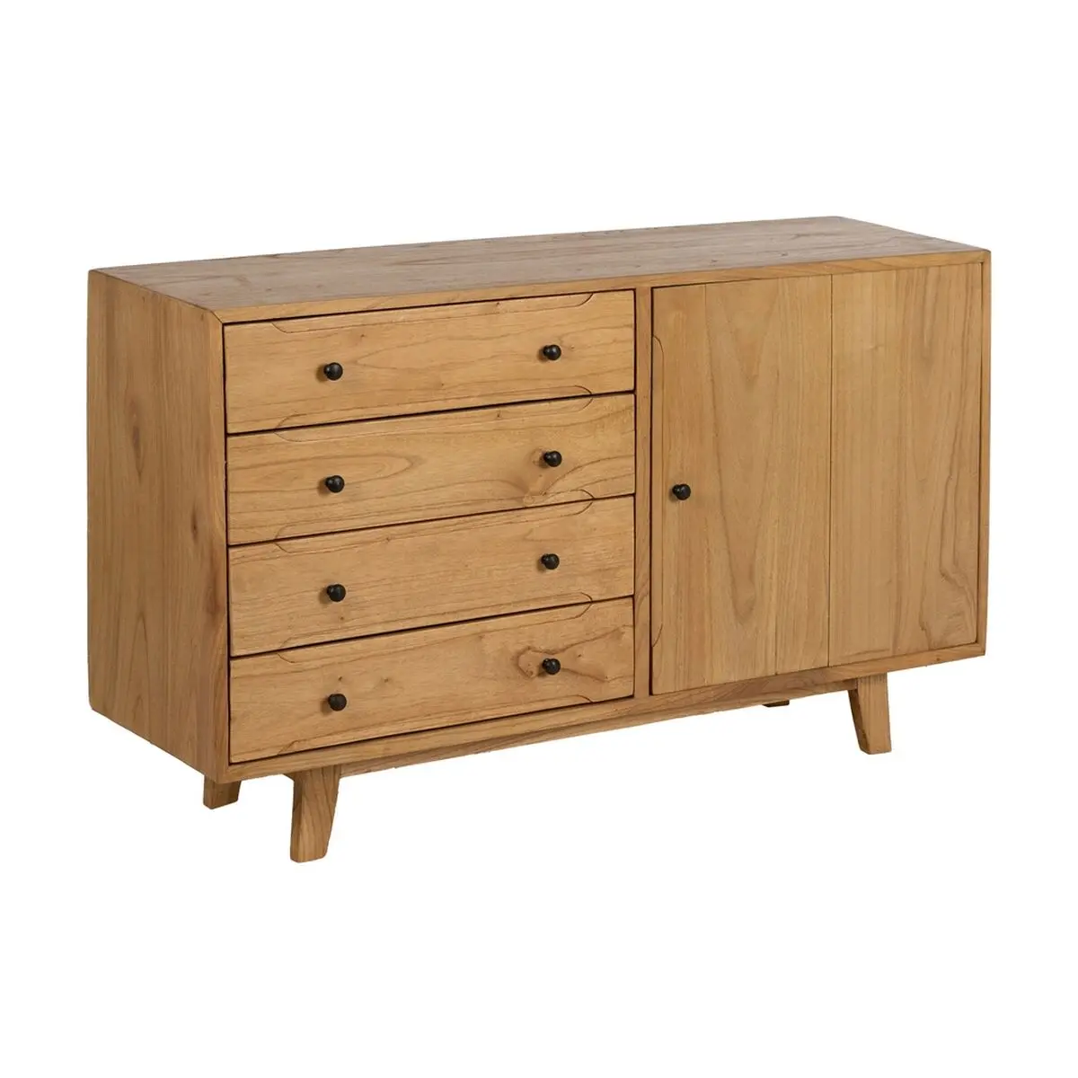 Credenza Naturale Legno 130 x 40 x 80 cm