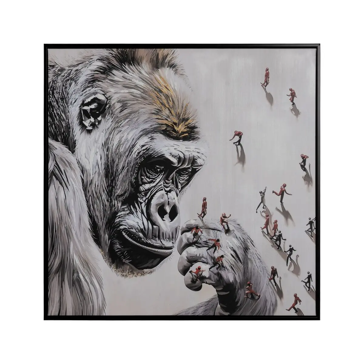 Quadro Multicolore Gorilla 80 x 4 x 80 cm