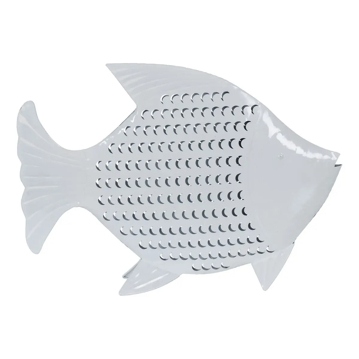 Statua Decorativa Bianco Pesce